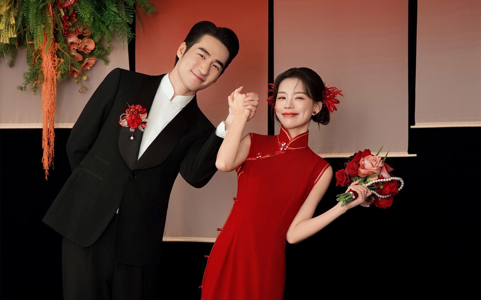 【D视觉摄影】这组喜嫁风婚纱照我能发 100 遍