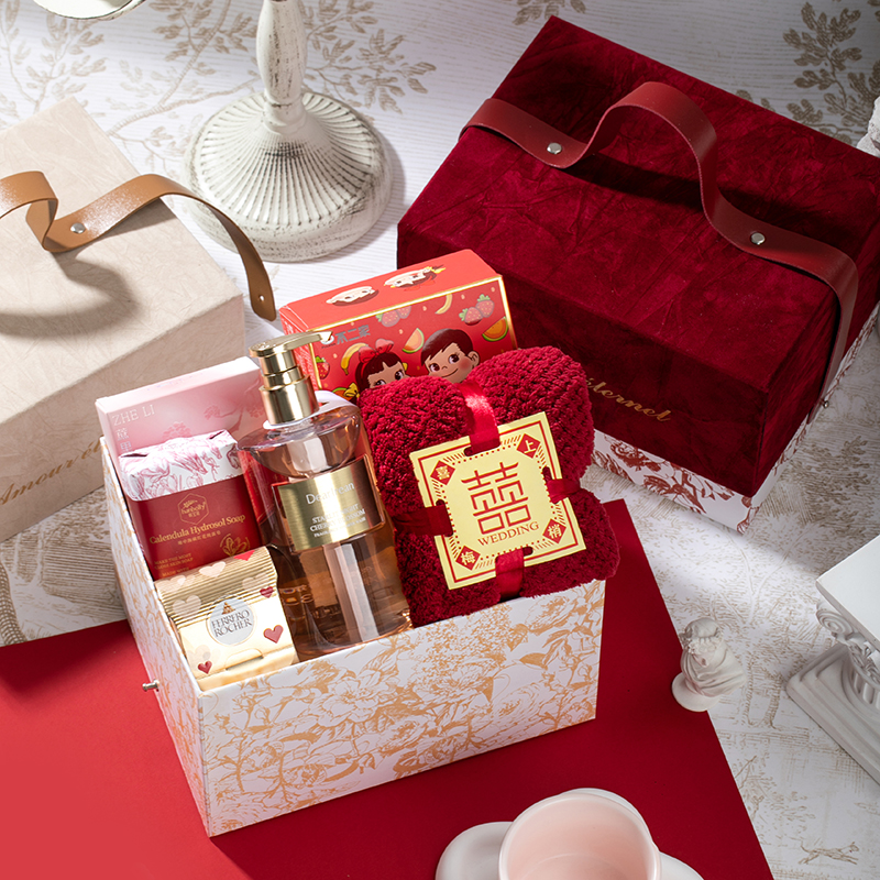 法式浪漫婚禮回禮｜伴娘伴手禮陌上花開絲絨禮盒 低調(diào)的儀式感