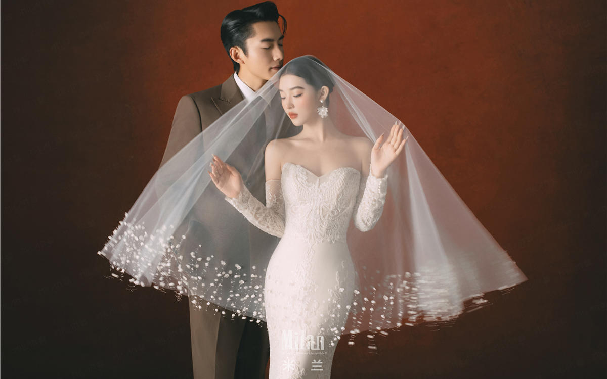 婚纱照新趋势！红棕复古风真的赢麻了