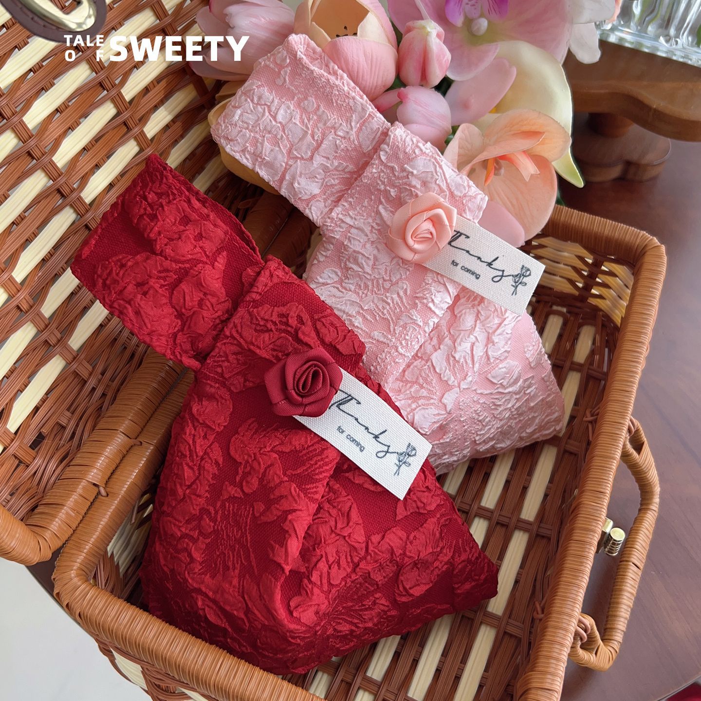 50个手腕喜糖袋子ins风