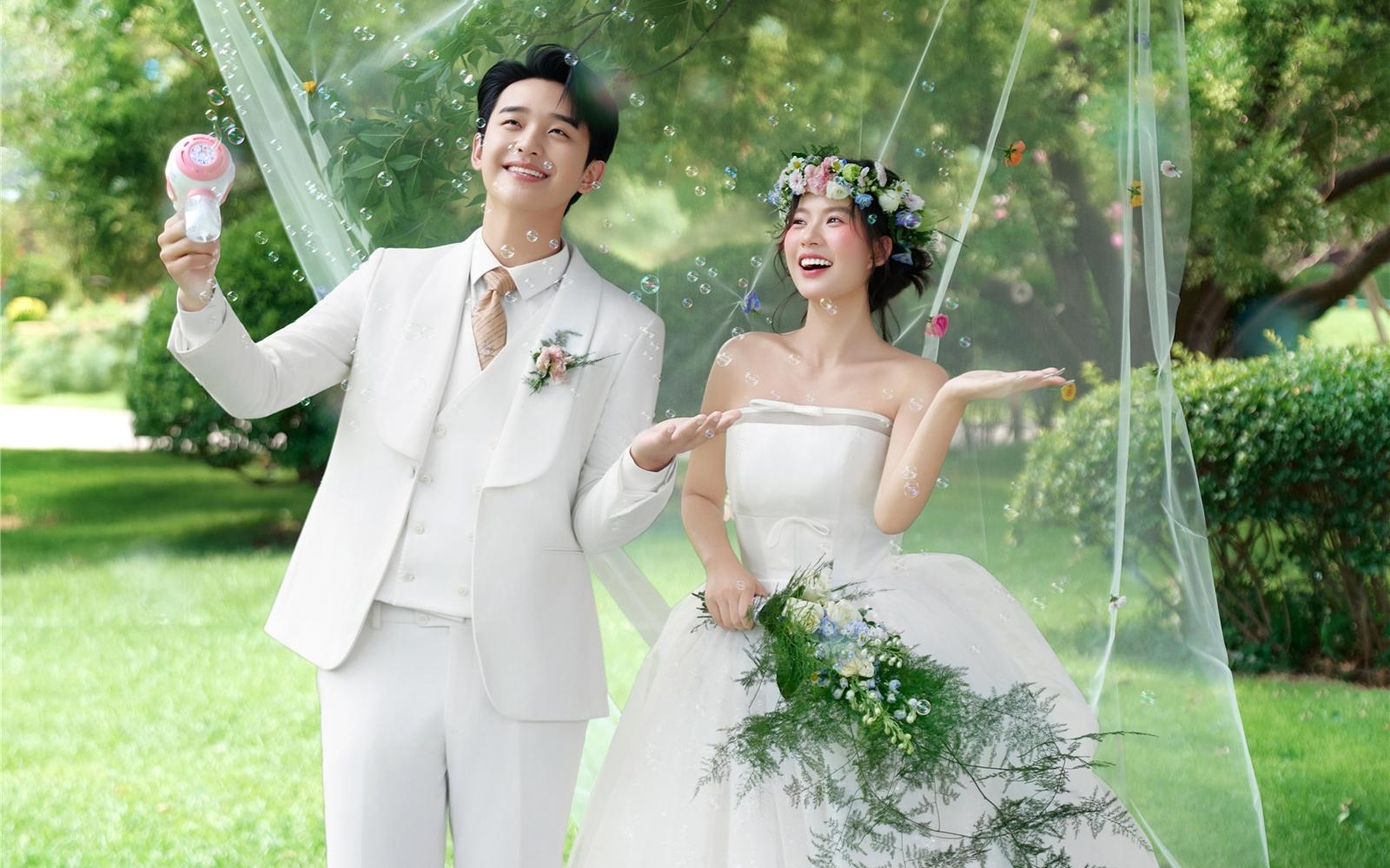 备婚姐妹看过来，森系婚纱照这样拍真的不踩雷！