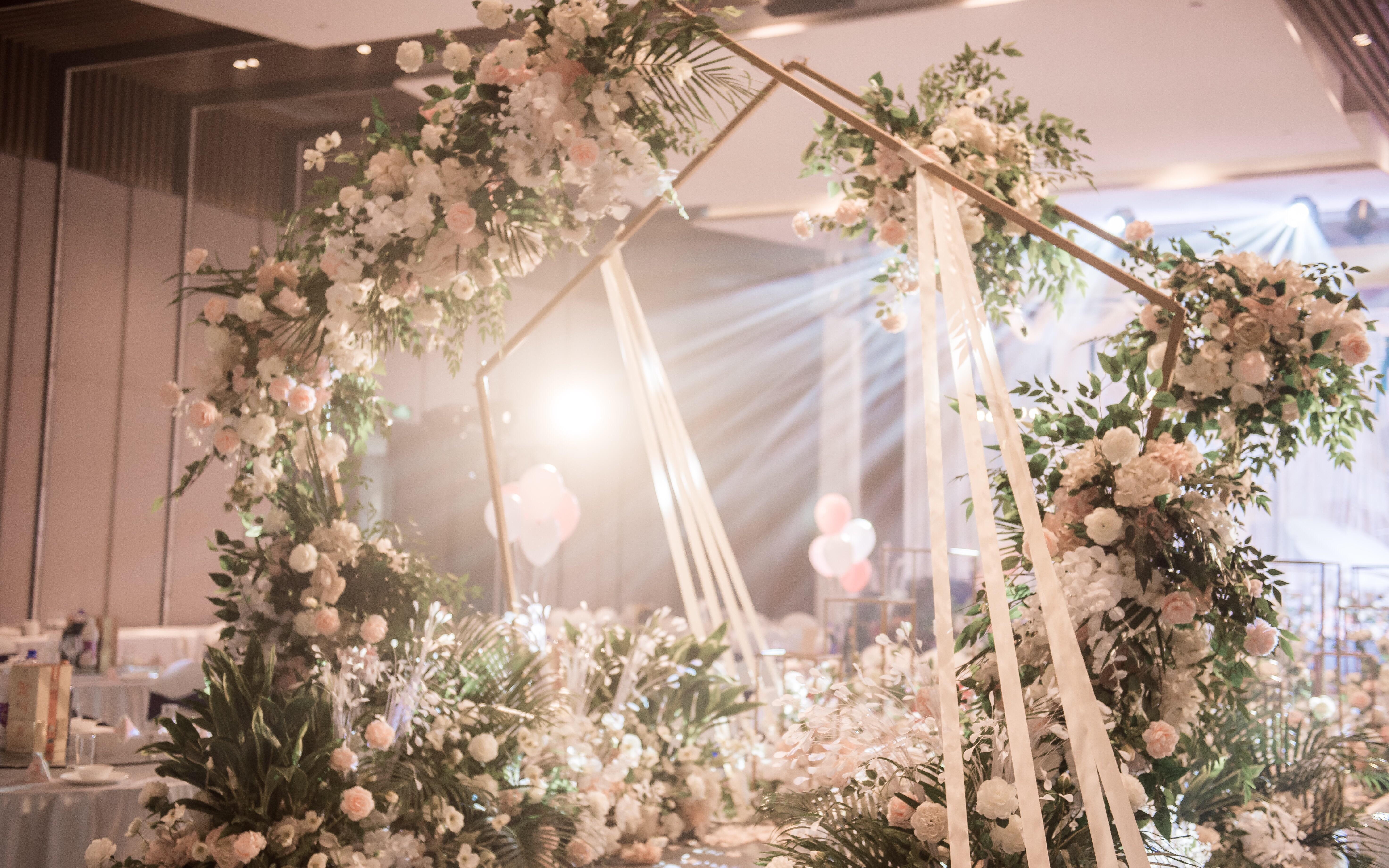 【缪斯婚礼】轻森系唯美香槟白婚礼