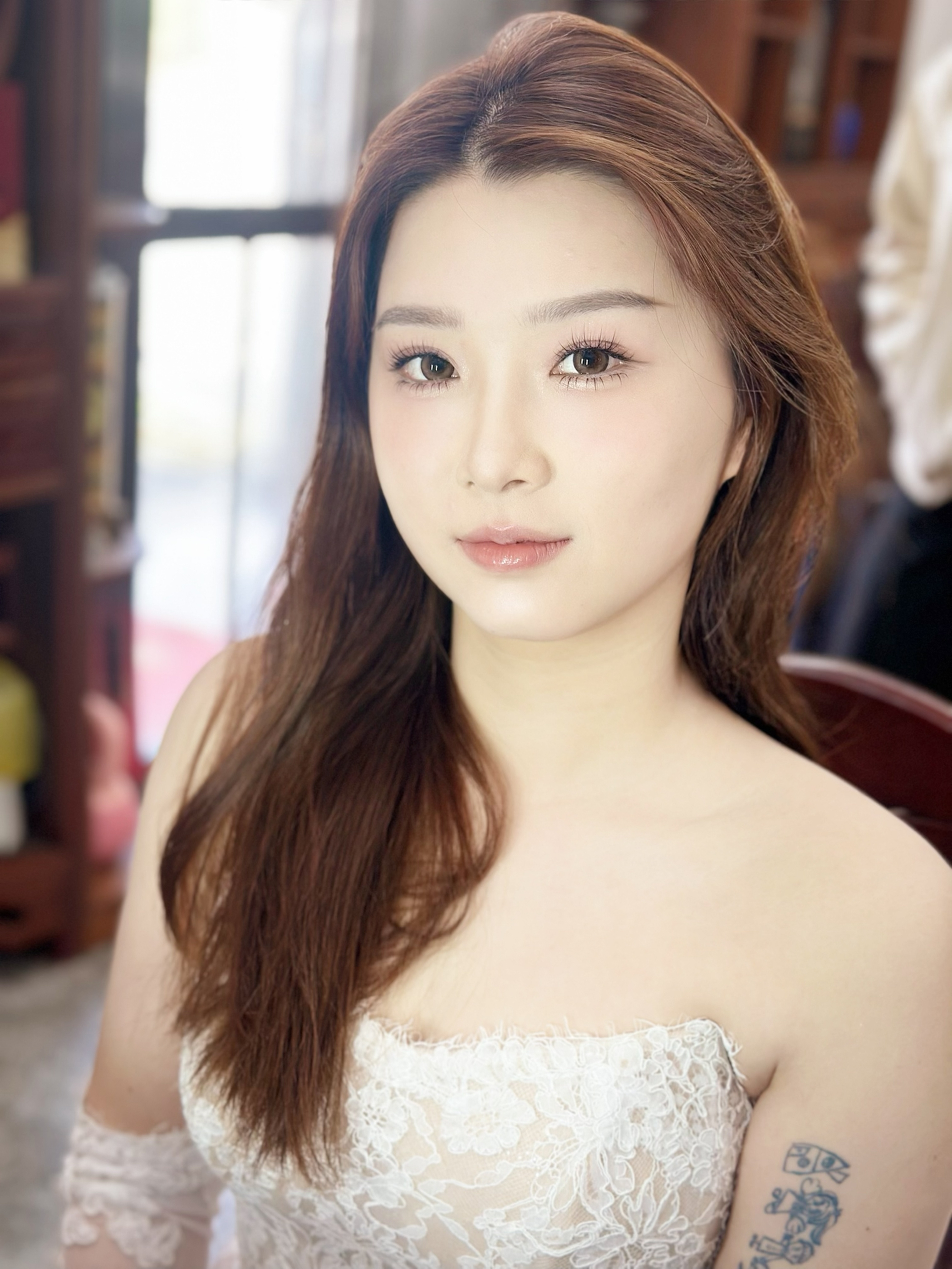 韩系减龄少女氛围感妆造