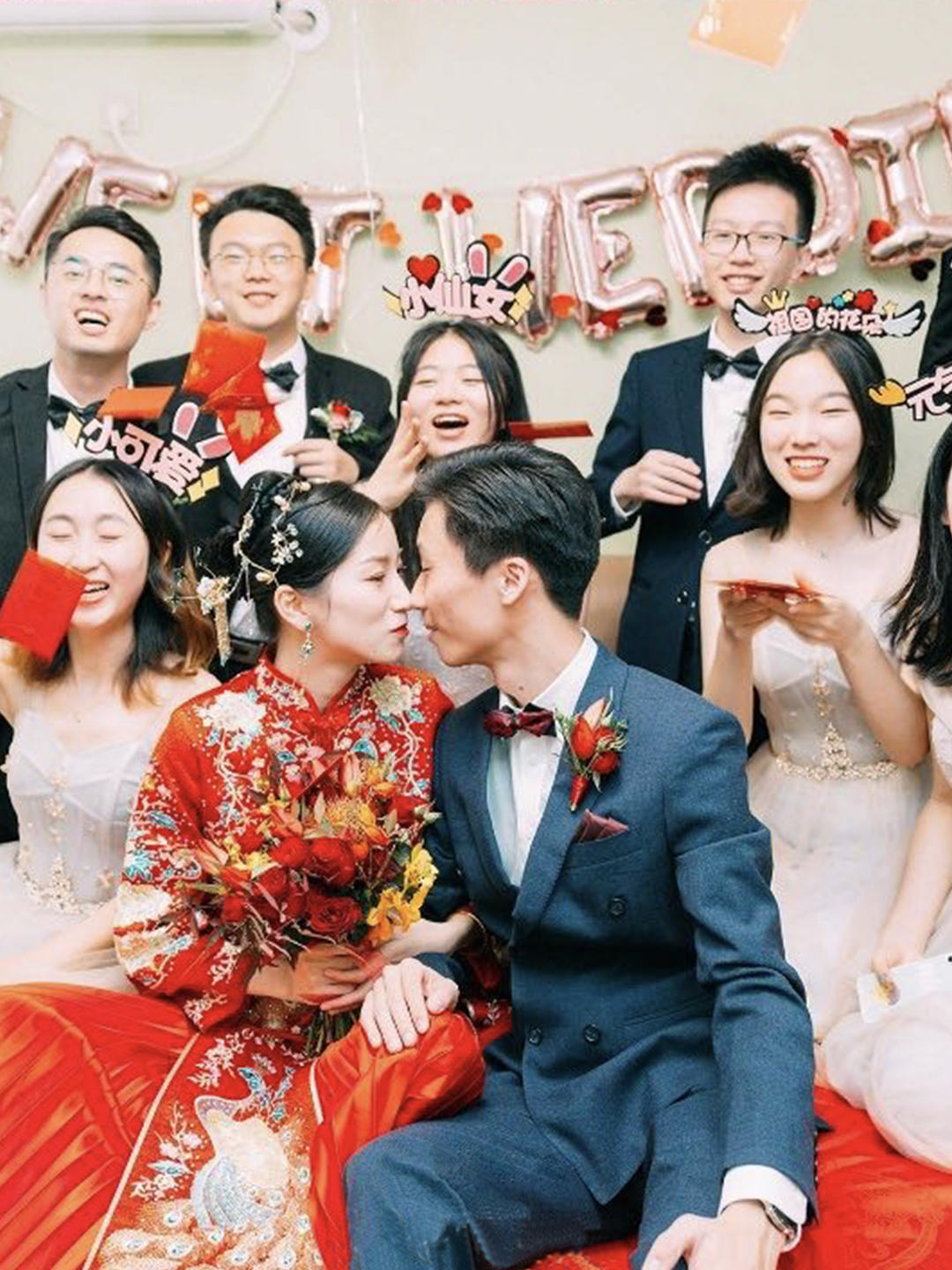 【超值特惠】灰色经典暗格纹全羊毛定制西服三件套