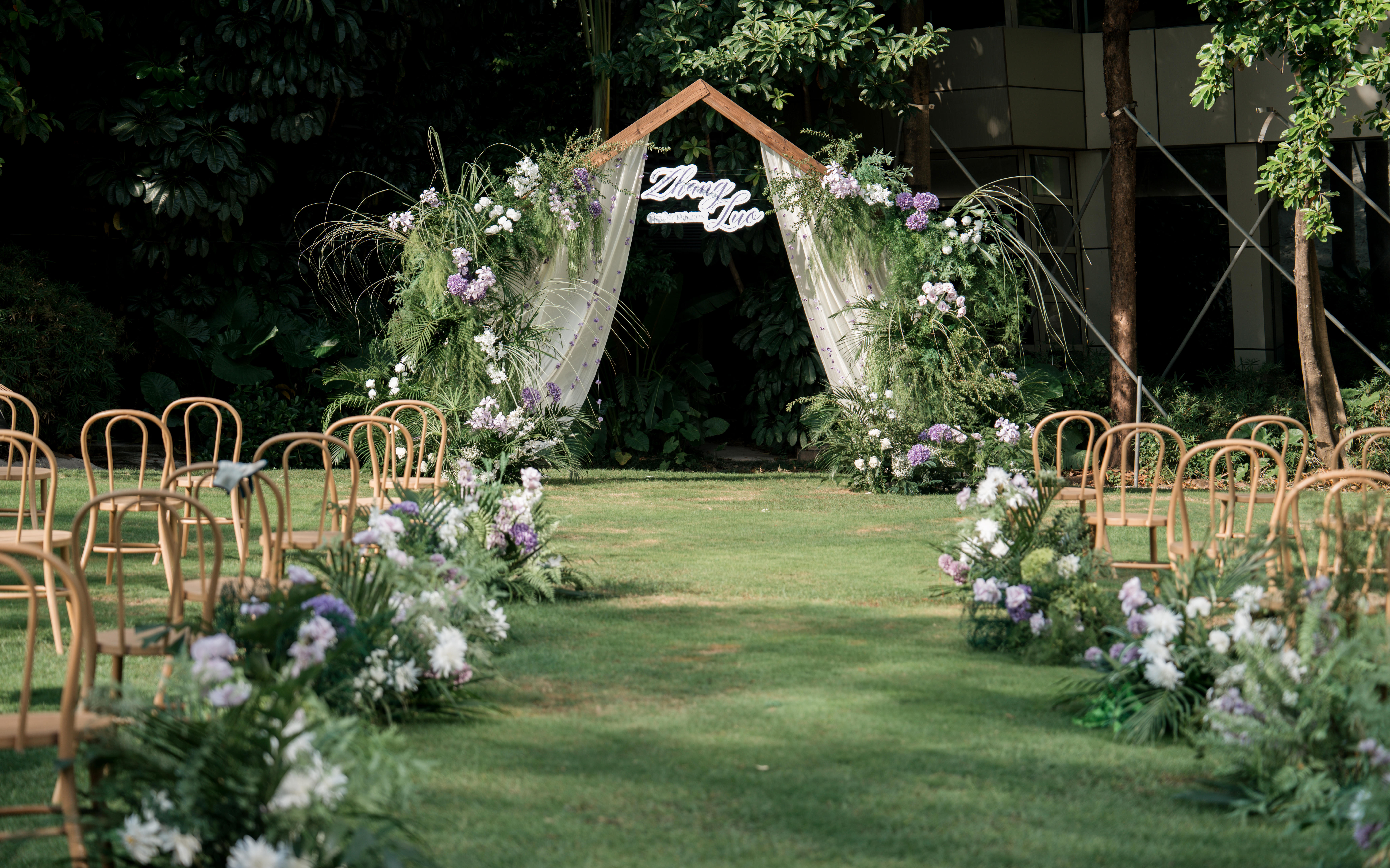 白绿韩系婚礼｜自然而然的生命力很难不爱！