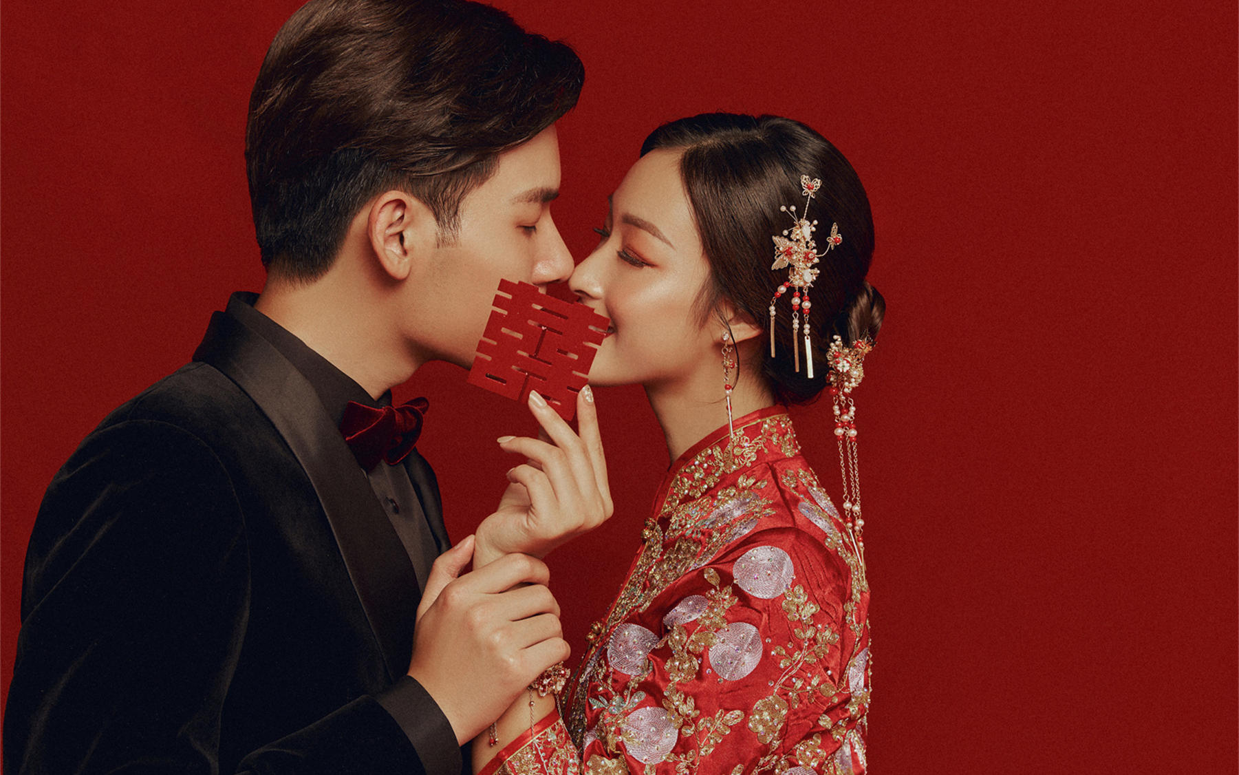 不愧是老祖宗的審美！新中式秀禾婚紗照~