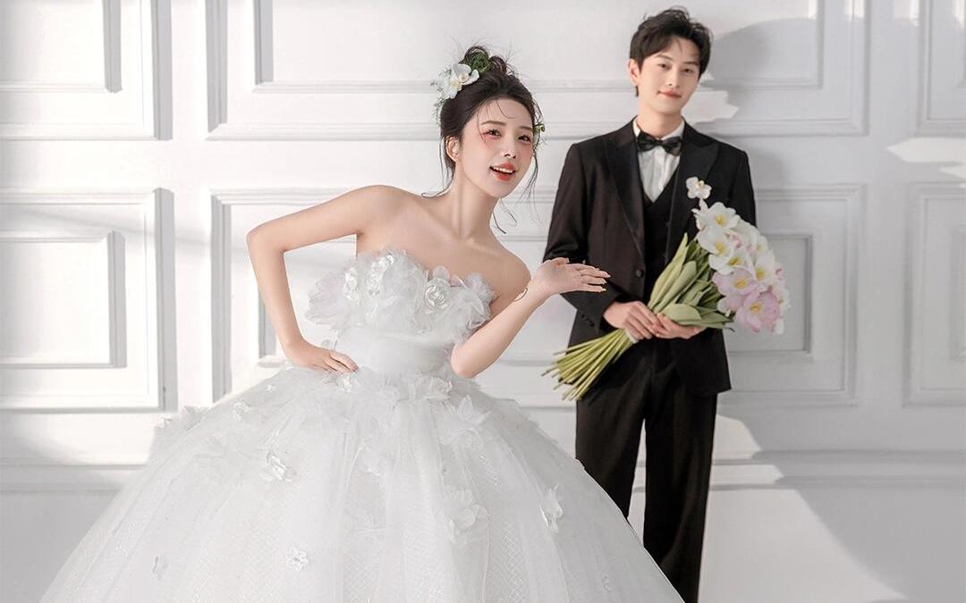 我宣布❗️这就是我梦中的室内韩式婚纱照 长沙婚纱
