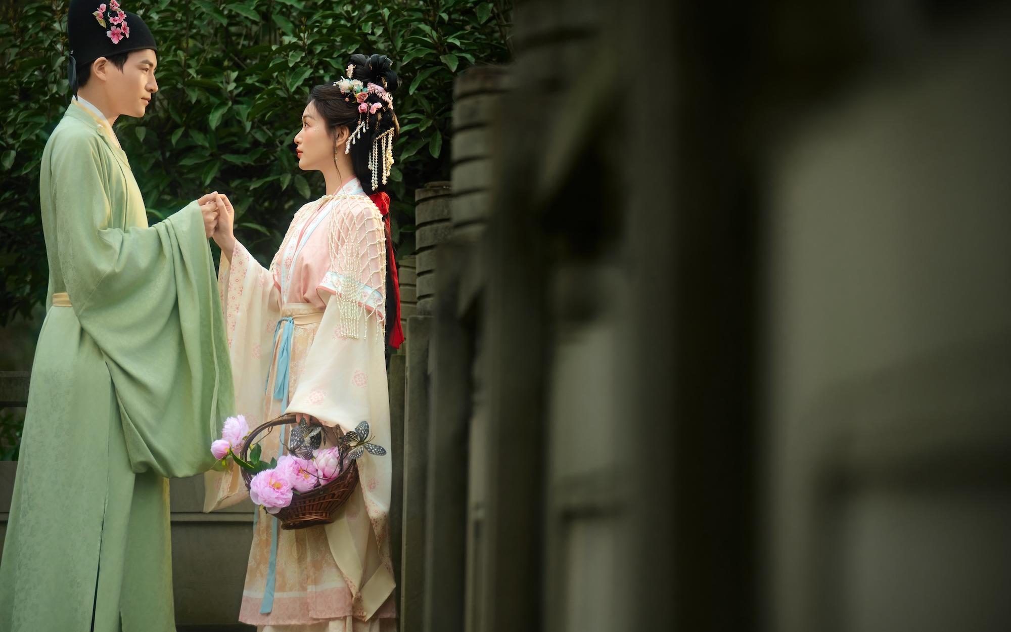 🌿绍兴古风婚纱照｜穿越千年，与君同袍