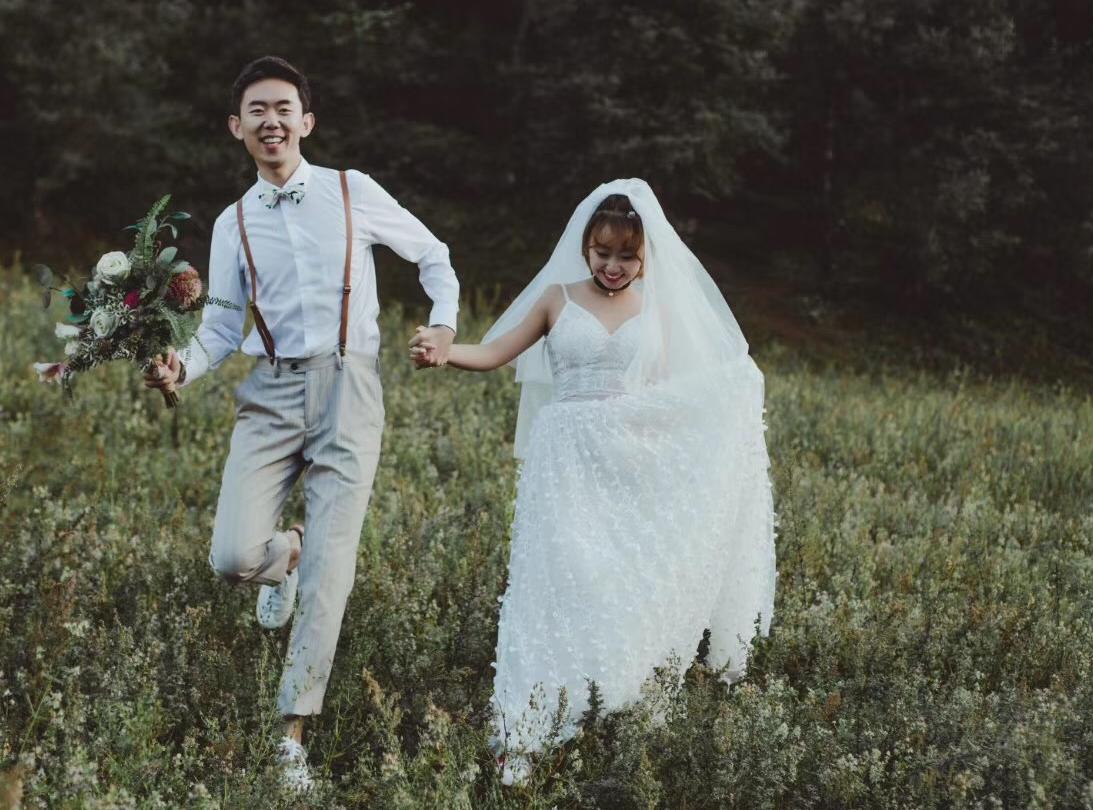 适合海岛婚礼的小托仪式主纱