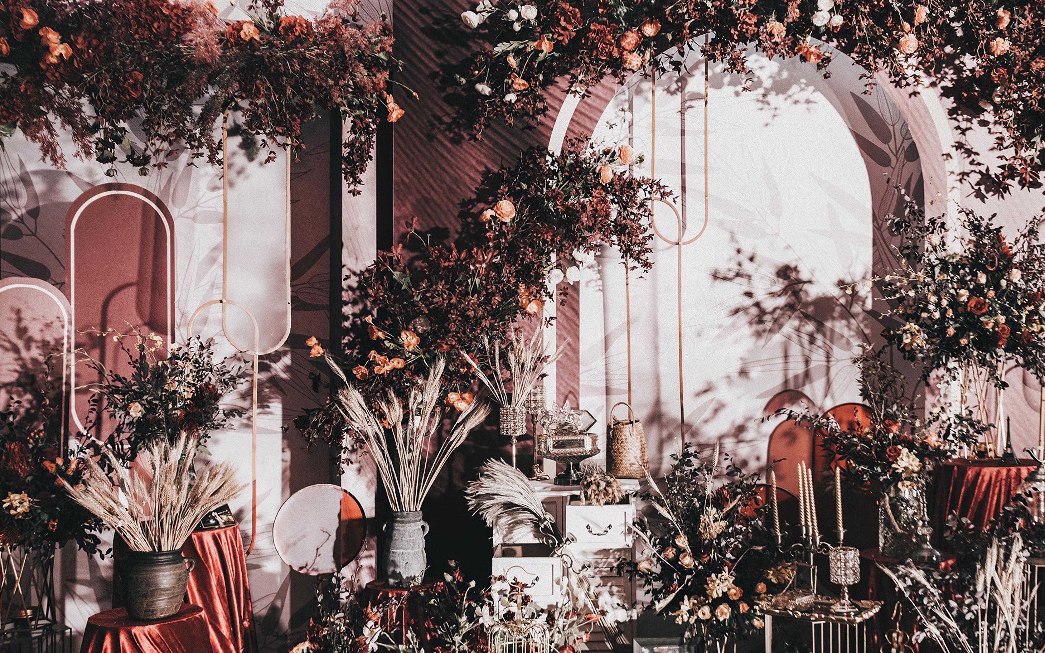 【凤求凰婚礼】酒红色婚礼