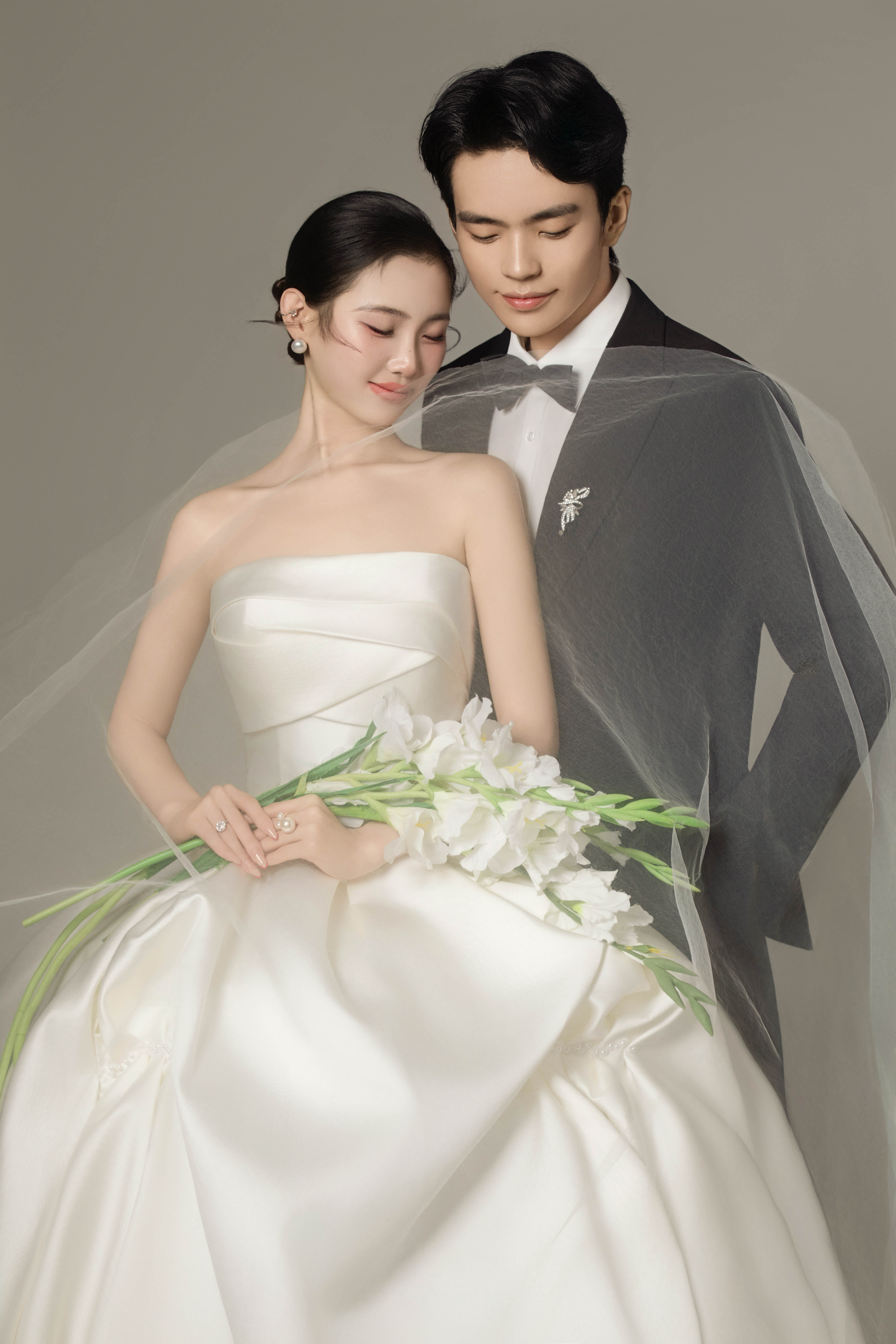 Less is more🕊️ 经典主纱永不过时