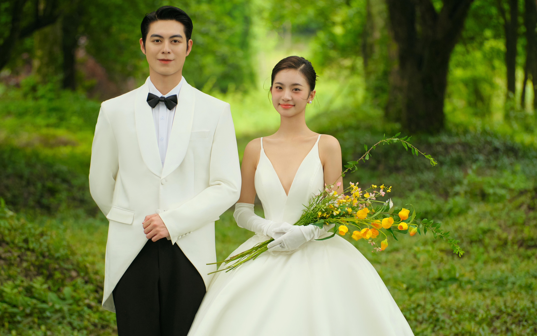 森系婚紗照｜拍出了法式電影女主既視感