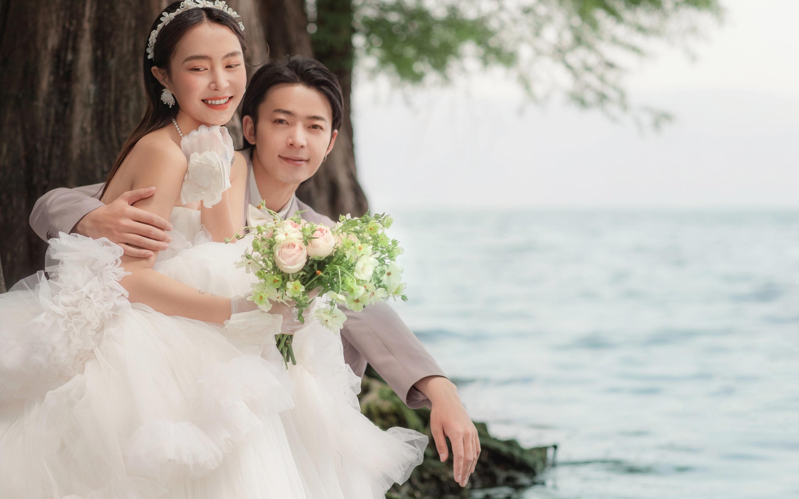 谁能想到，我4988的婚纱照这么治愈