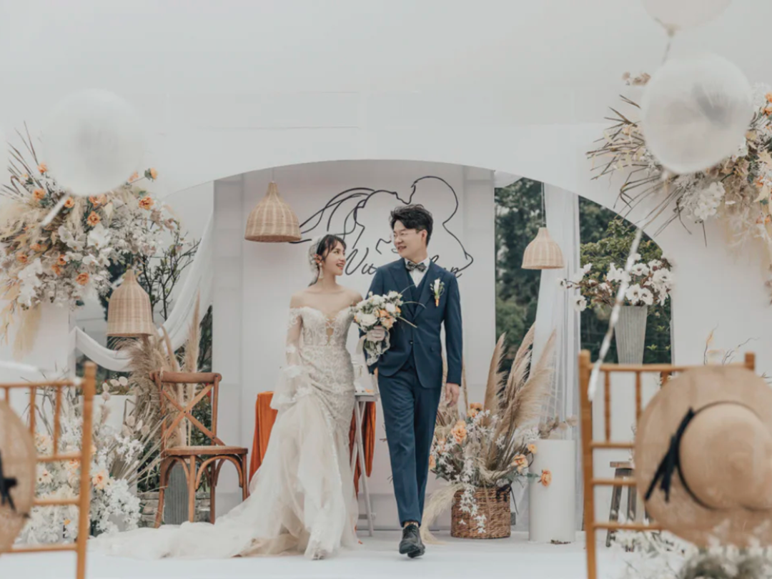 【喜时】简约文艺复古风户外婚礼 草坪婚礼小清新