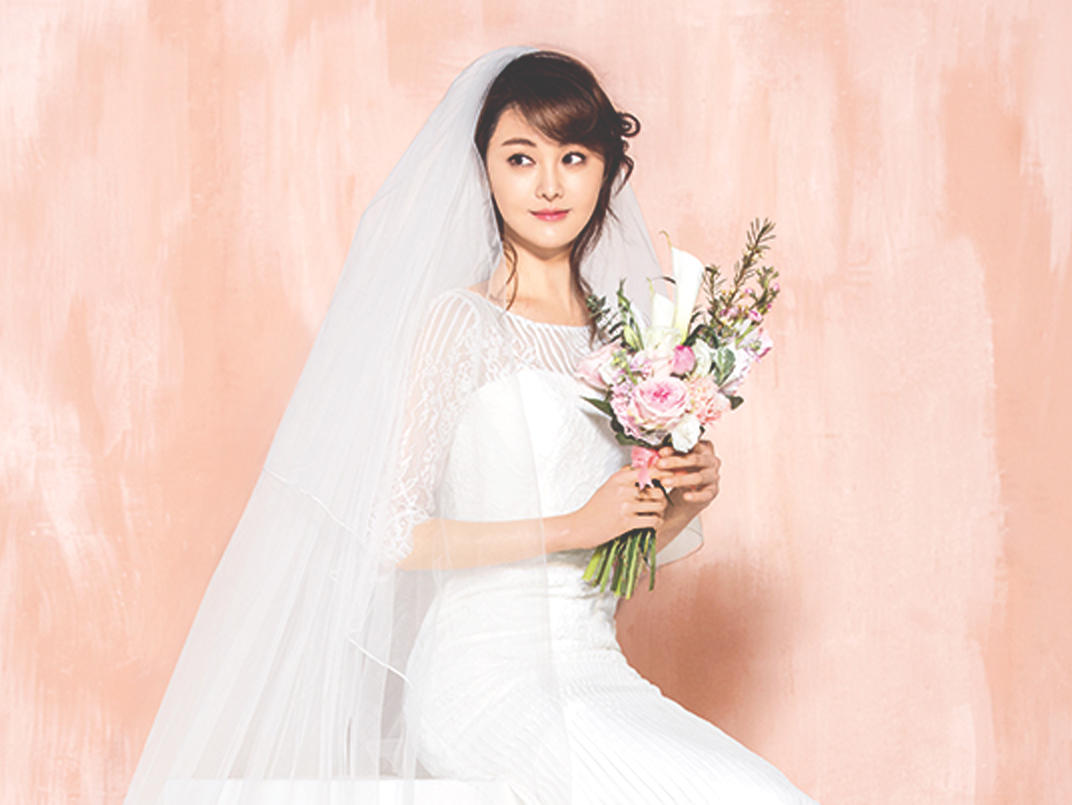 郑爽婚纱图片_郑爽写真婚纱手机壁纸