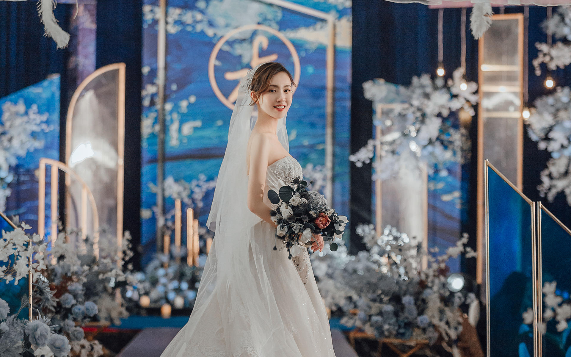 【大喜婚礼定制】象山国际-星空蓝婚礼