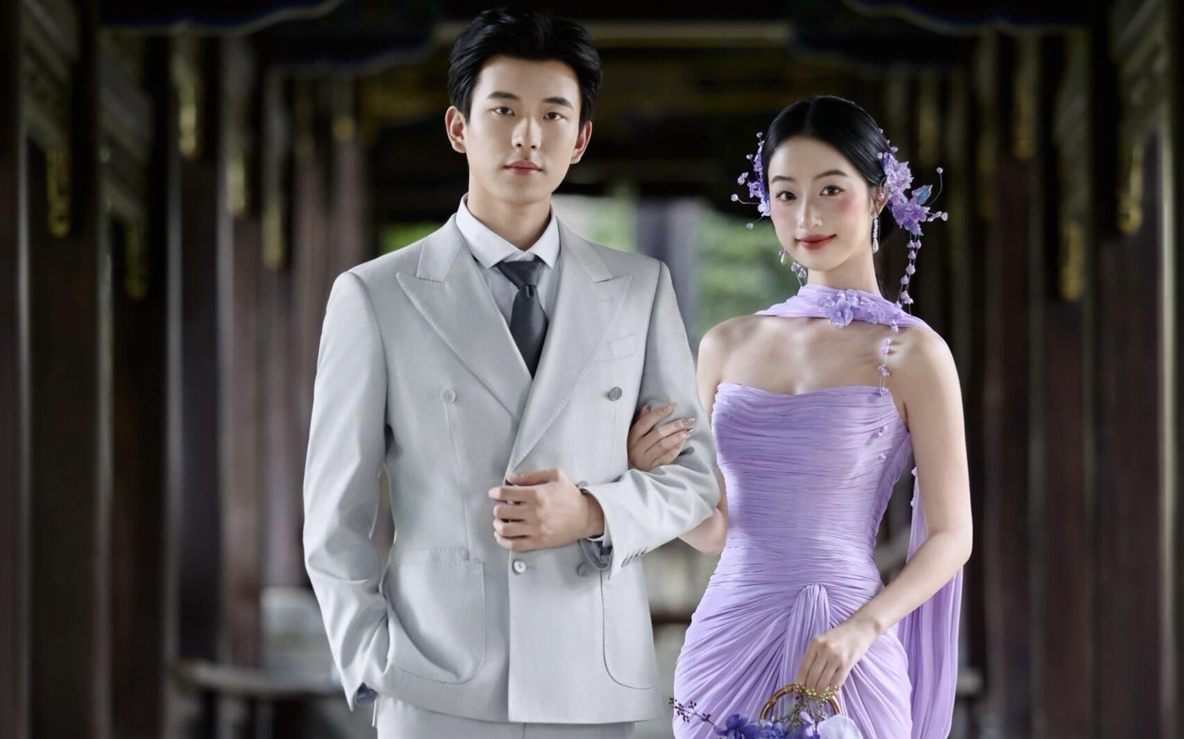 罗门婚纱 新中式园林