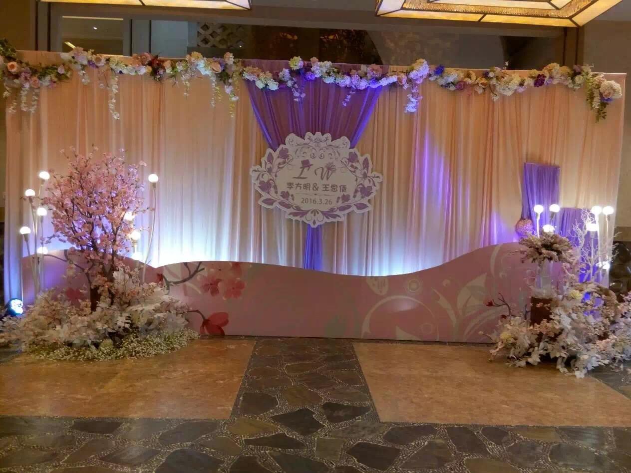 广州佛山婚礼策划婚庆公司 四大金刚会场布置套餐