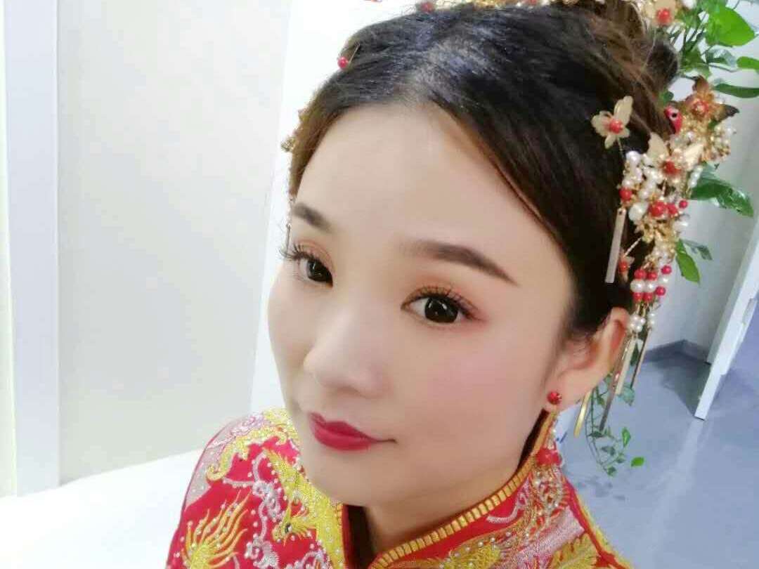 新娘单妆出门妆于归妆晚宴妆婚礼新娘化妆