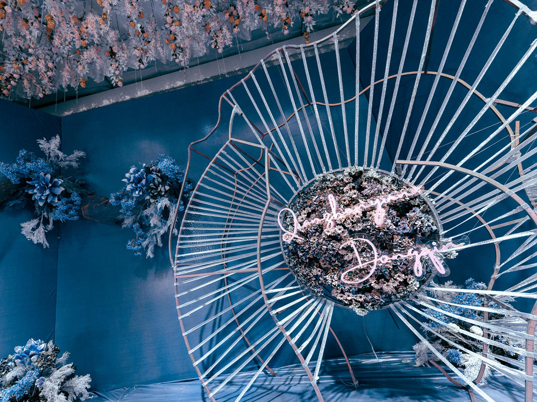 『常州焯燃婚礼』优雅之美灰蓝色简约精致