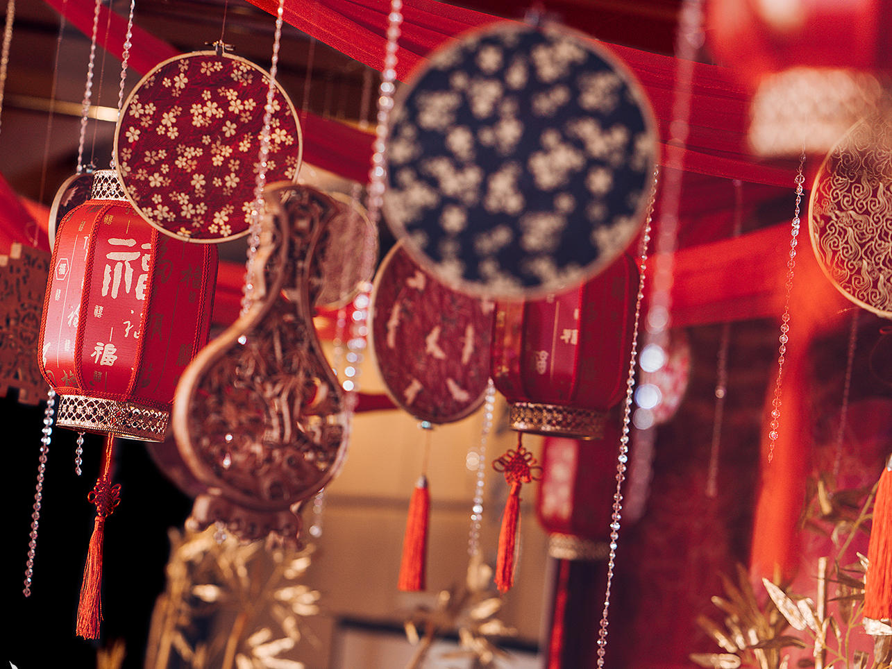 《相思引》中式 红金 超超好看