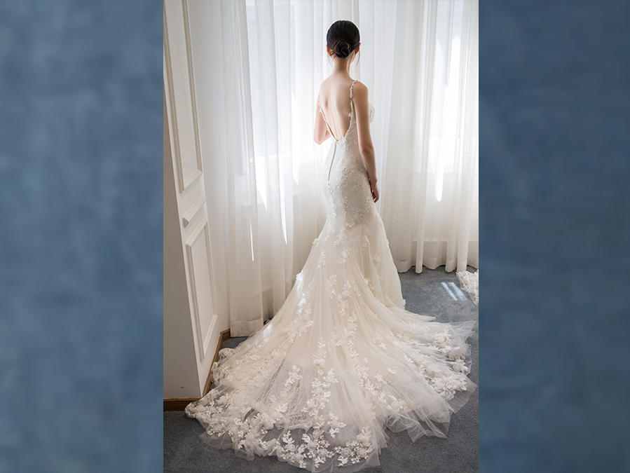 鱼尾婚纱婚纱_鱼尾婚纱礼服