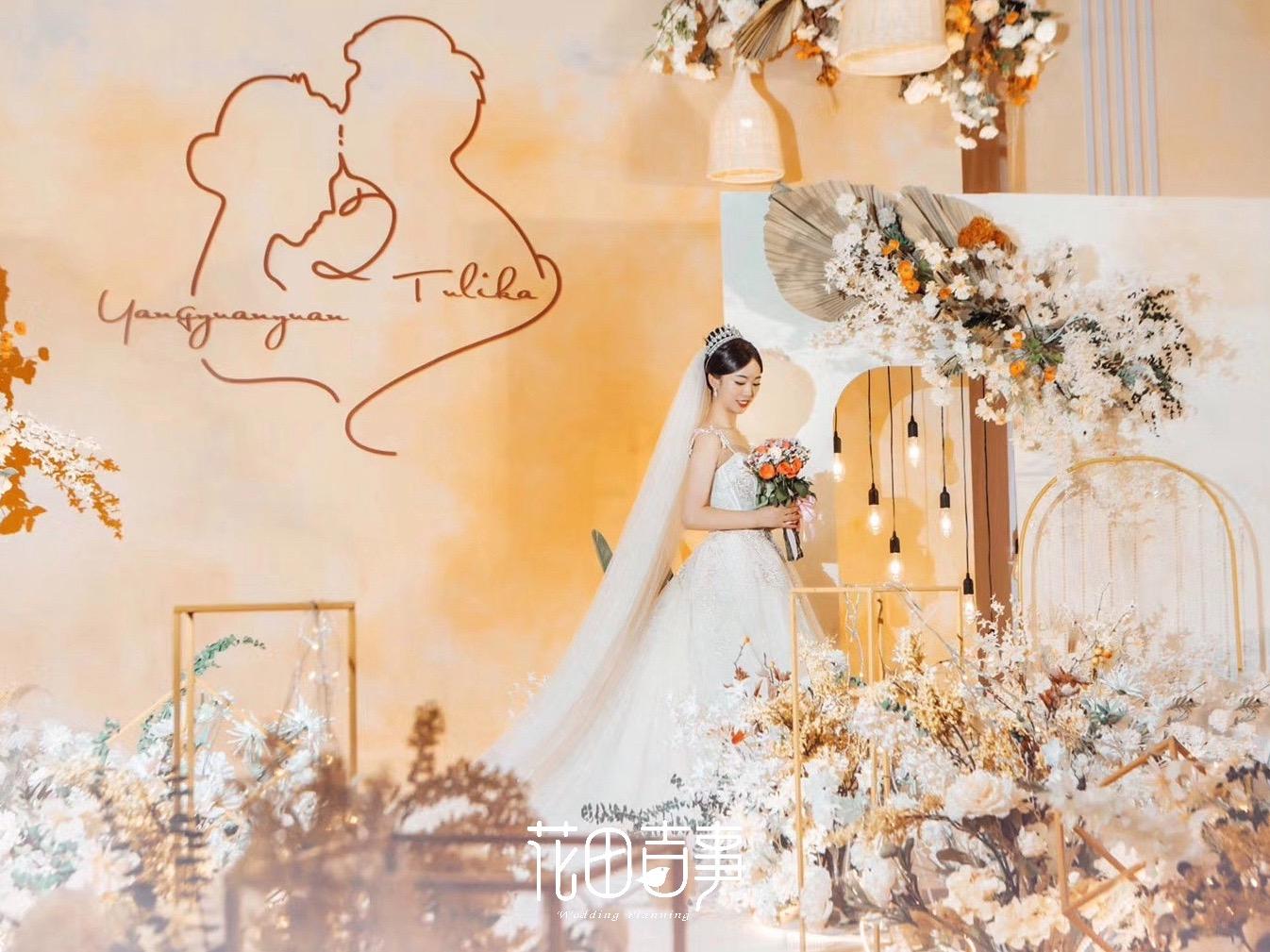 淡黄的夏天 | 黄色系婚礼