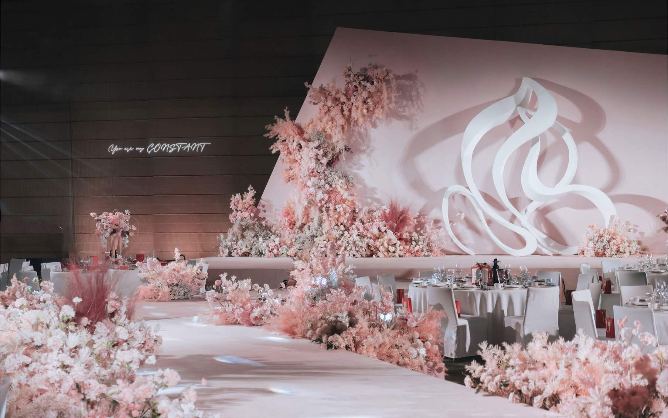 【礼行纪婚礼】白粉色西式简约极简婚礼