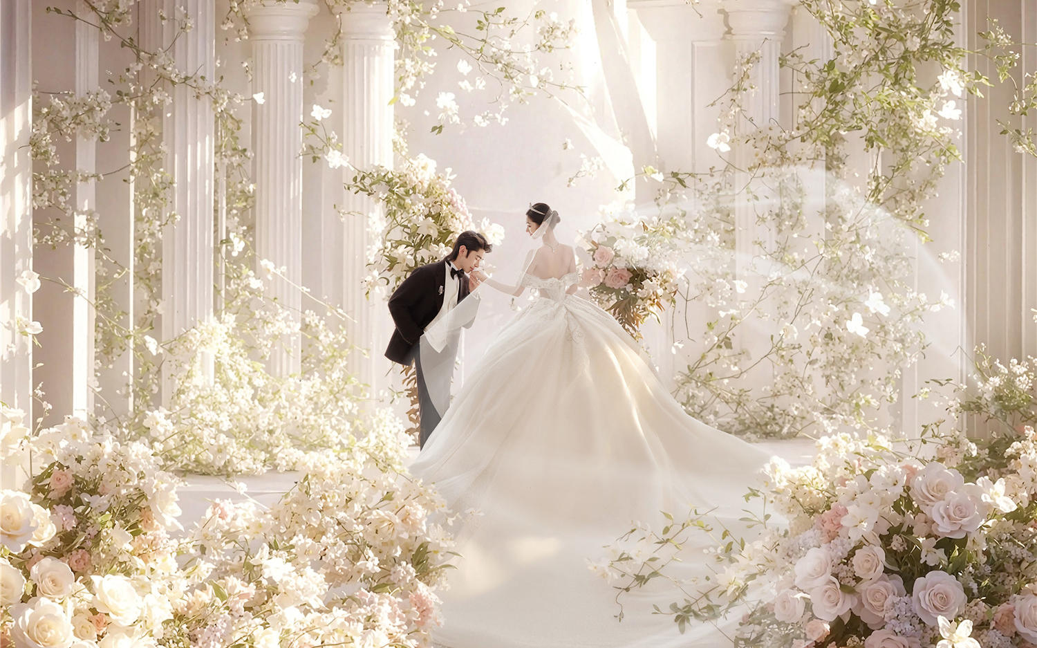 【西北龙摄影】梦中浪漫仪式感婚纱照