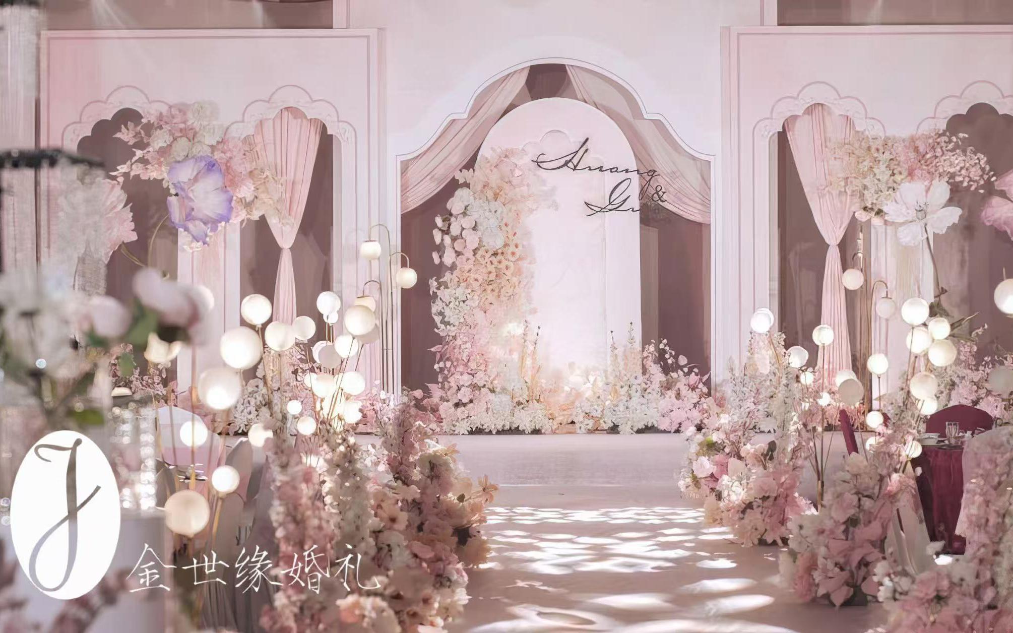 金世緣|做一場櫻花粉婚禮~小清新的感覺