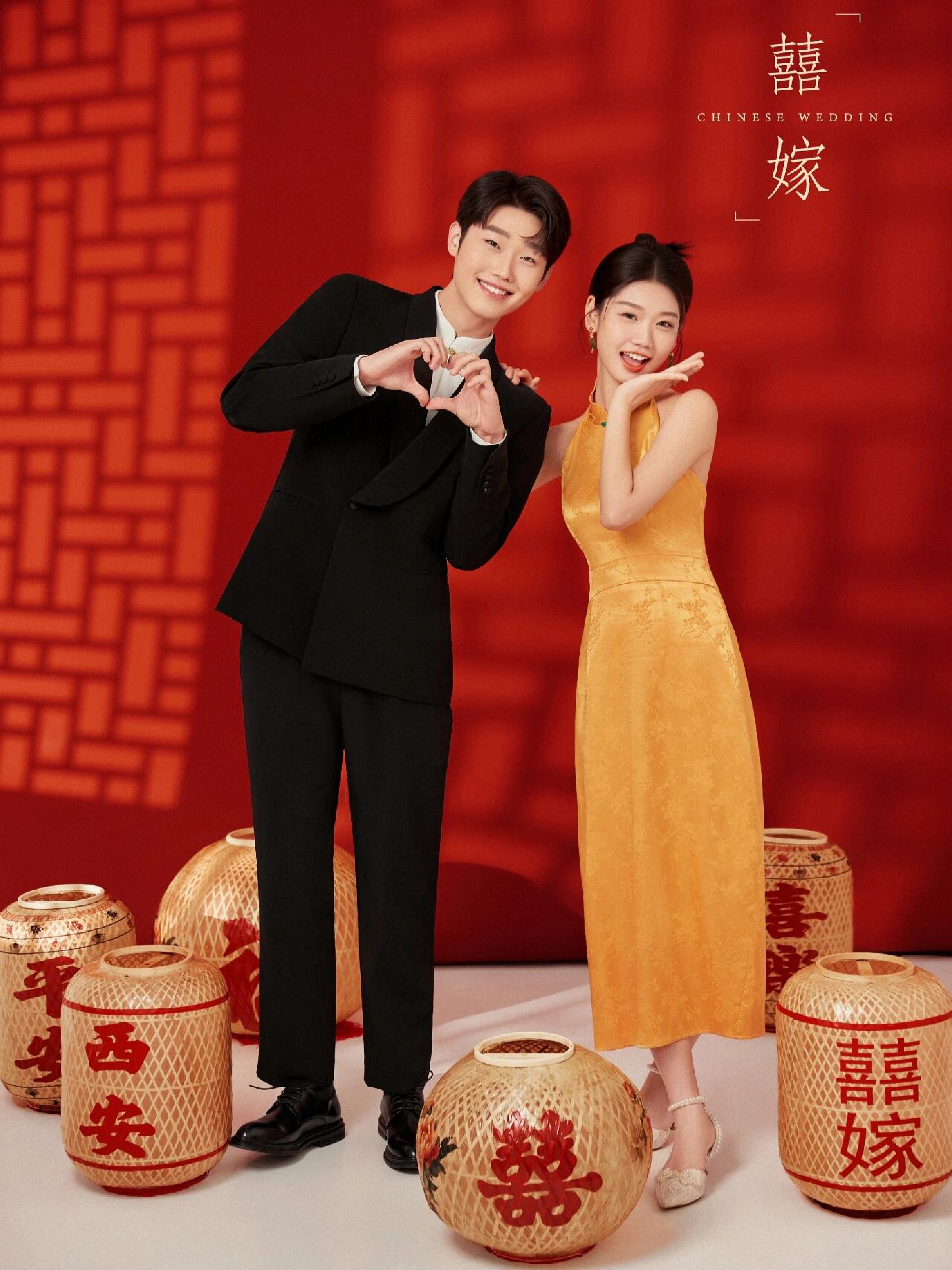 新中式喜嫁风婚纱照 | 性价比婚纱照