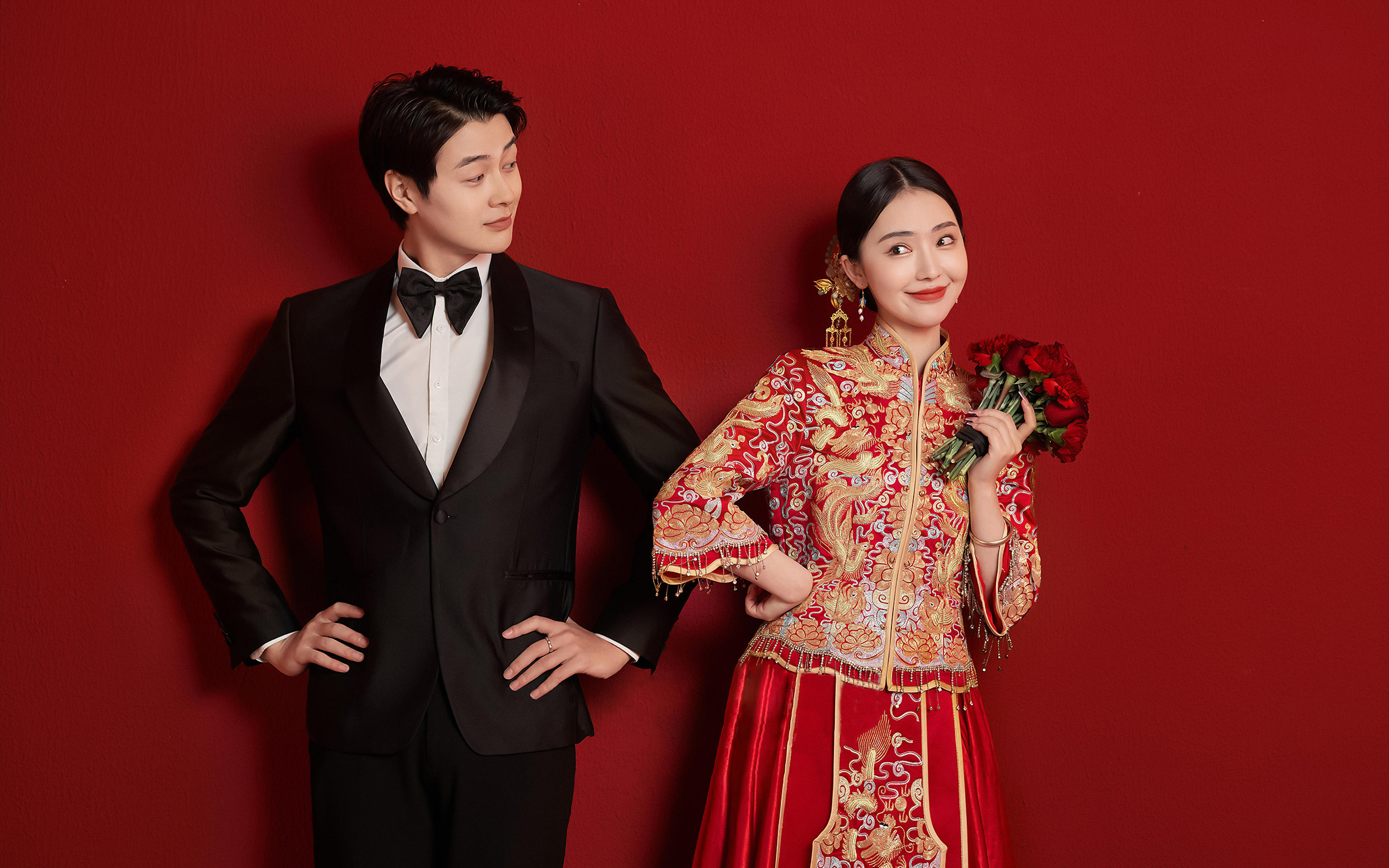 中式秀禾喜嫁婚紗照也太太太好拍了叭