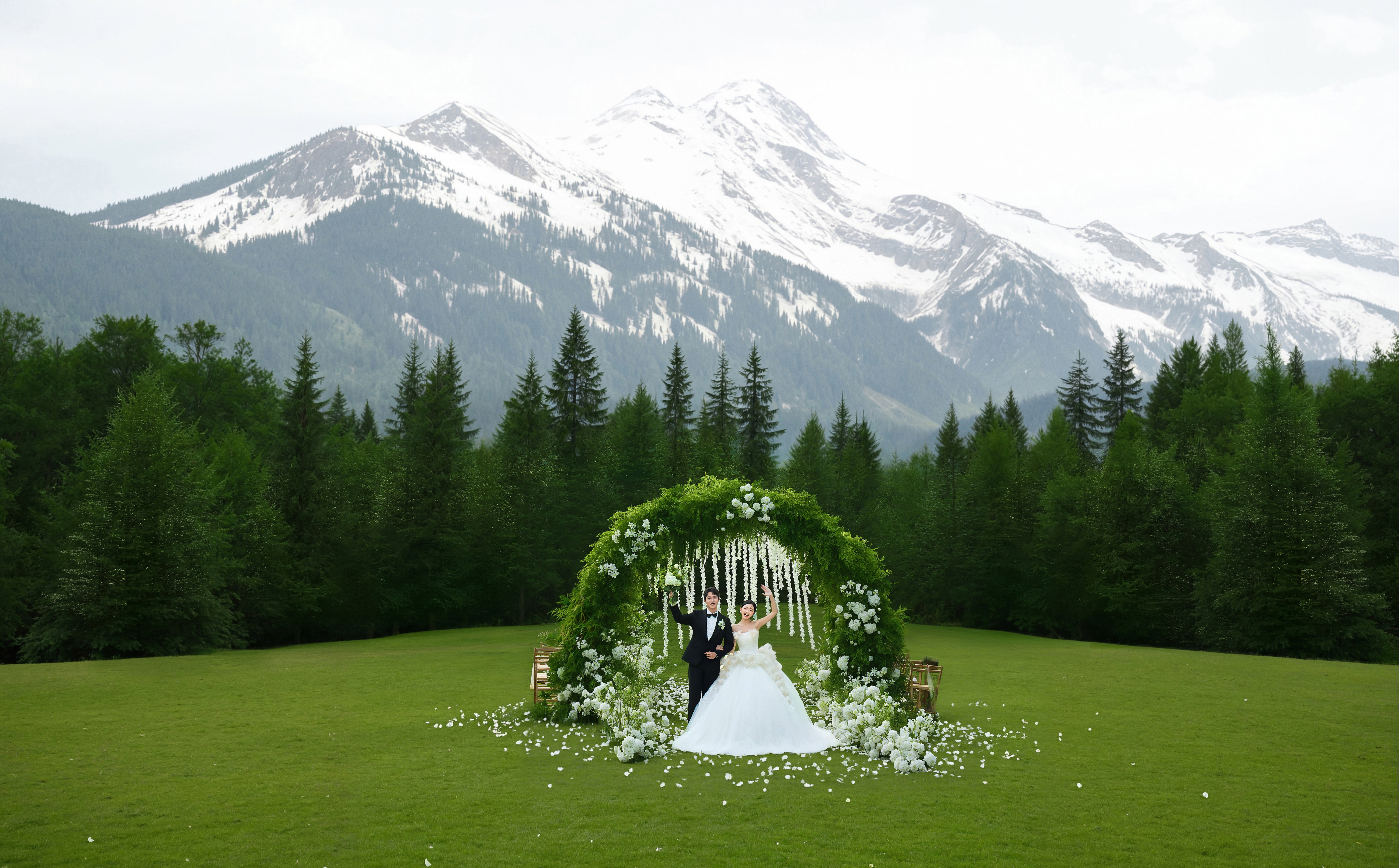 【雪山目的地】婚纱照