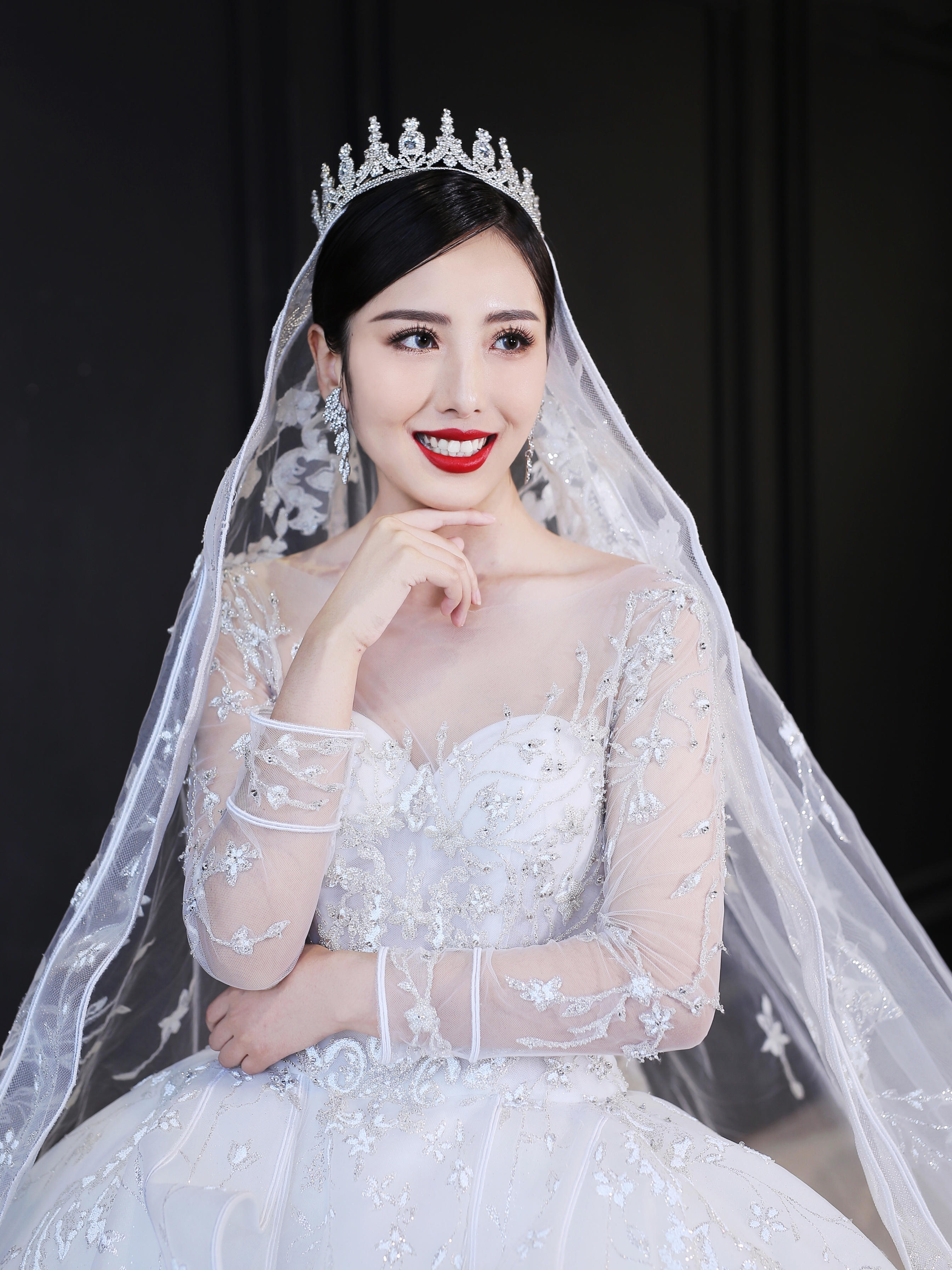 【2024限量高定】婚纱礼服4件套