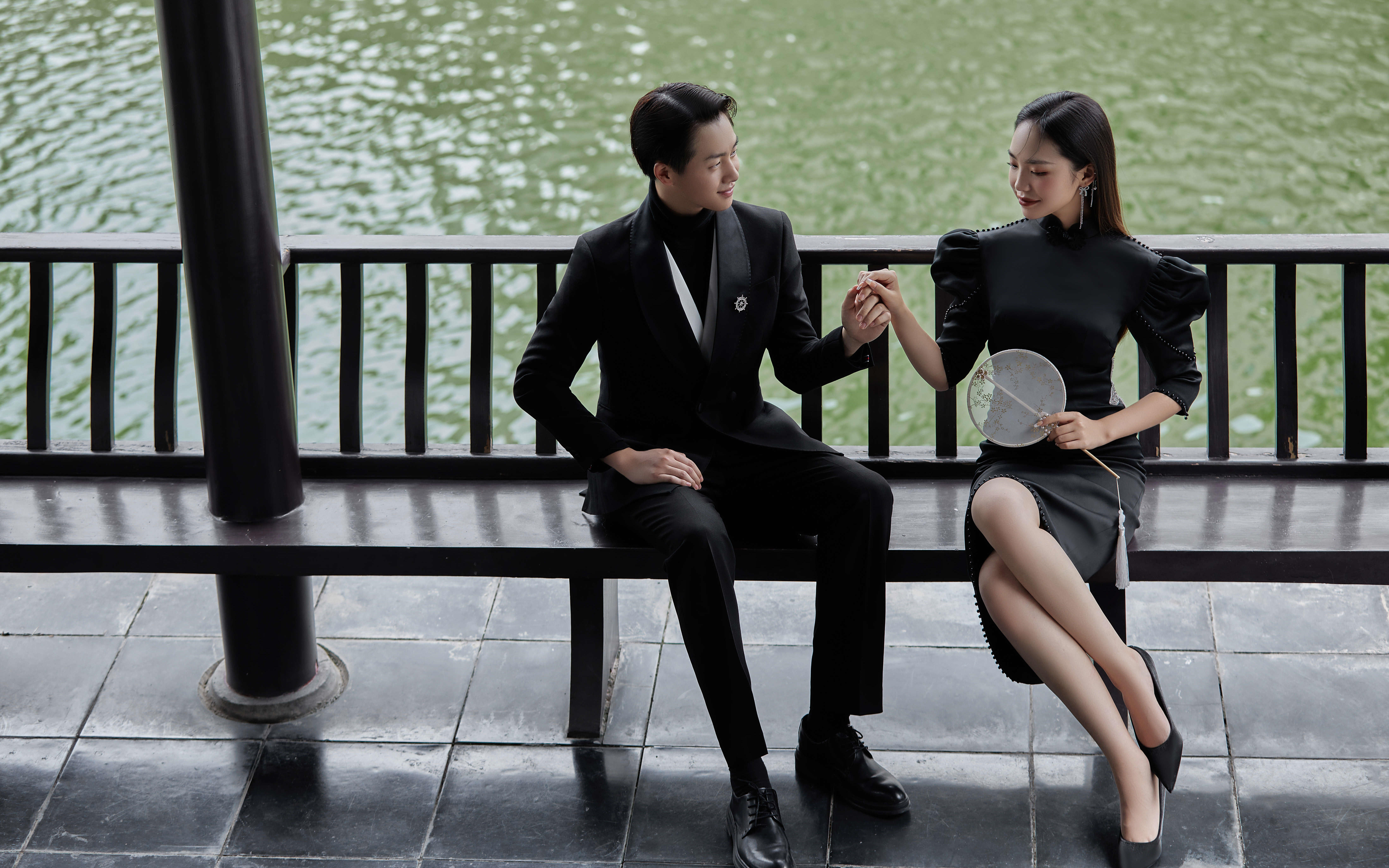 中式园林婚纱照｜与卿情定三生