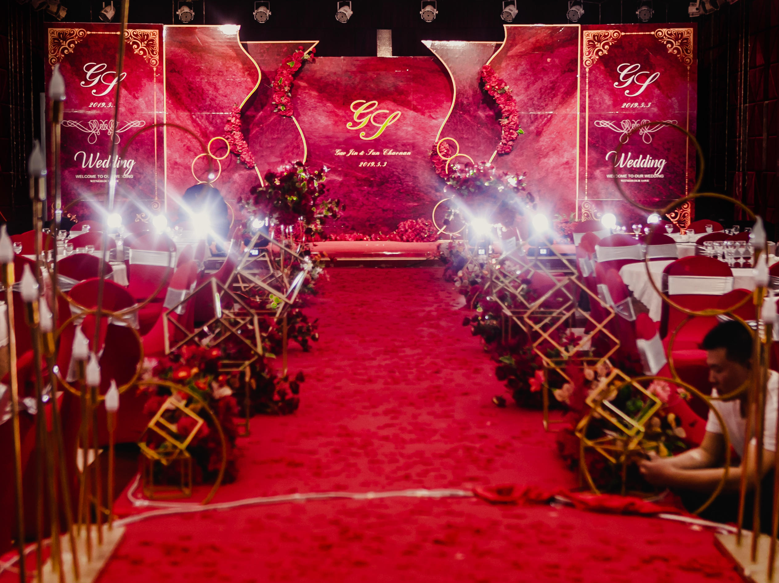 【禧悦婚礼】樱桃红西式婚礼