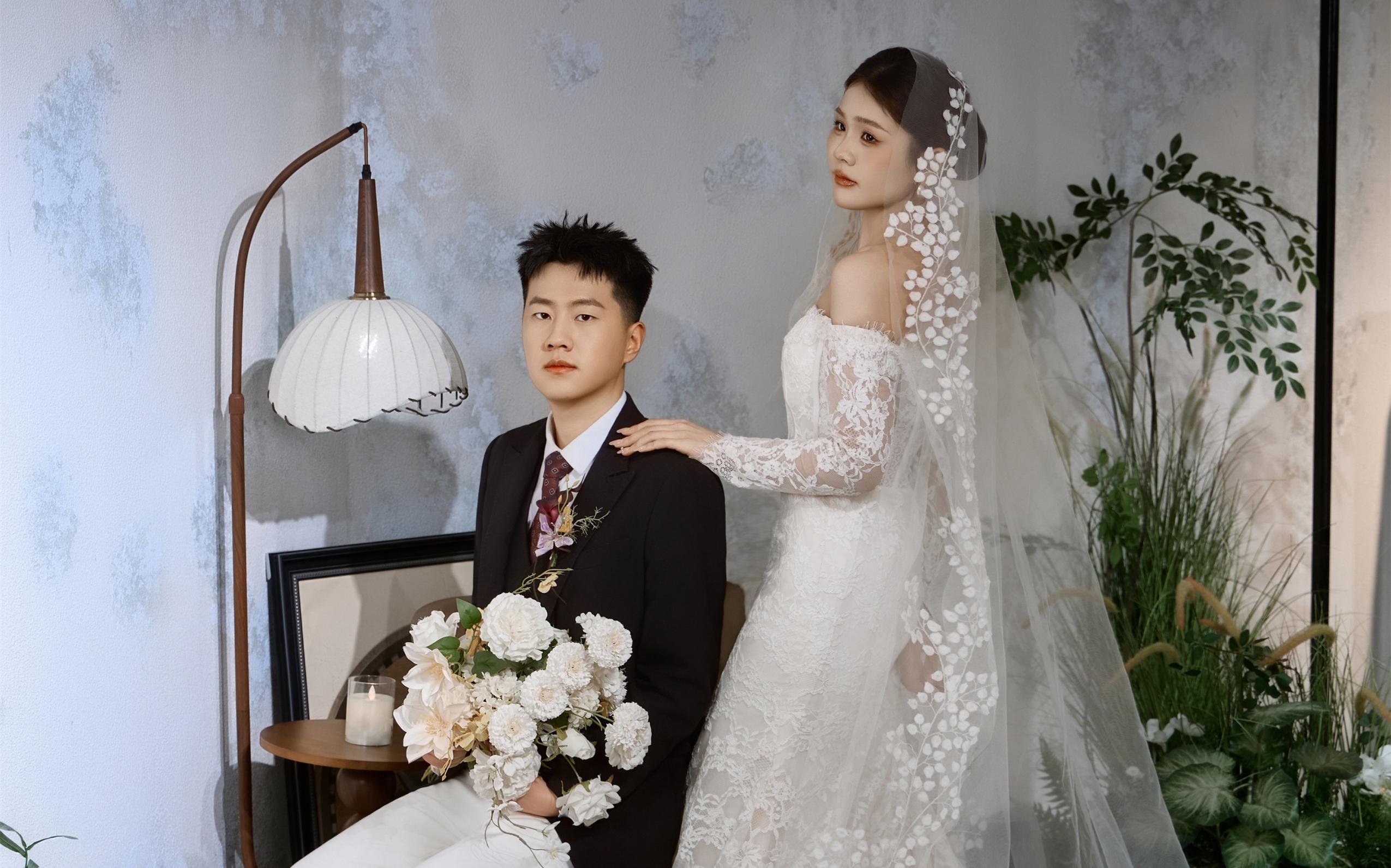 【壹家摄影】电影感爆棚的法式复古婚纱照✨