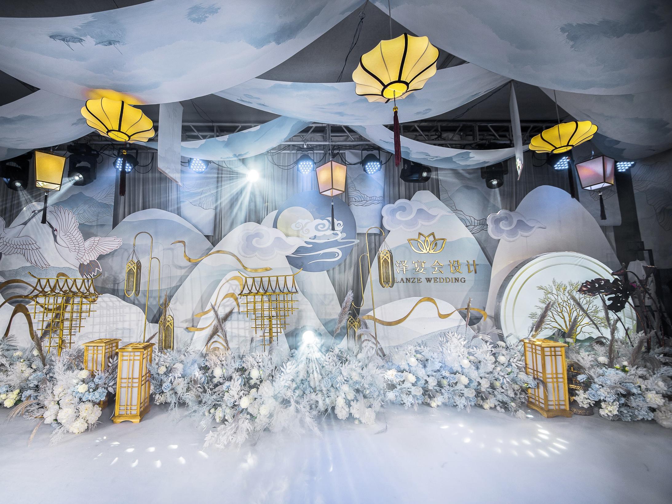蒹葭-兰泽宴会设计主题婚礼秀