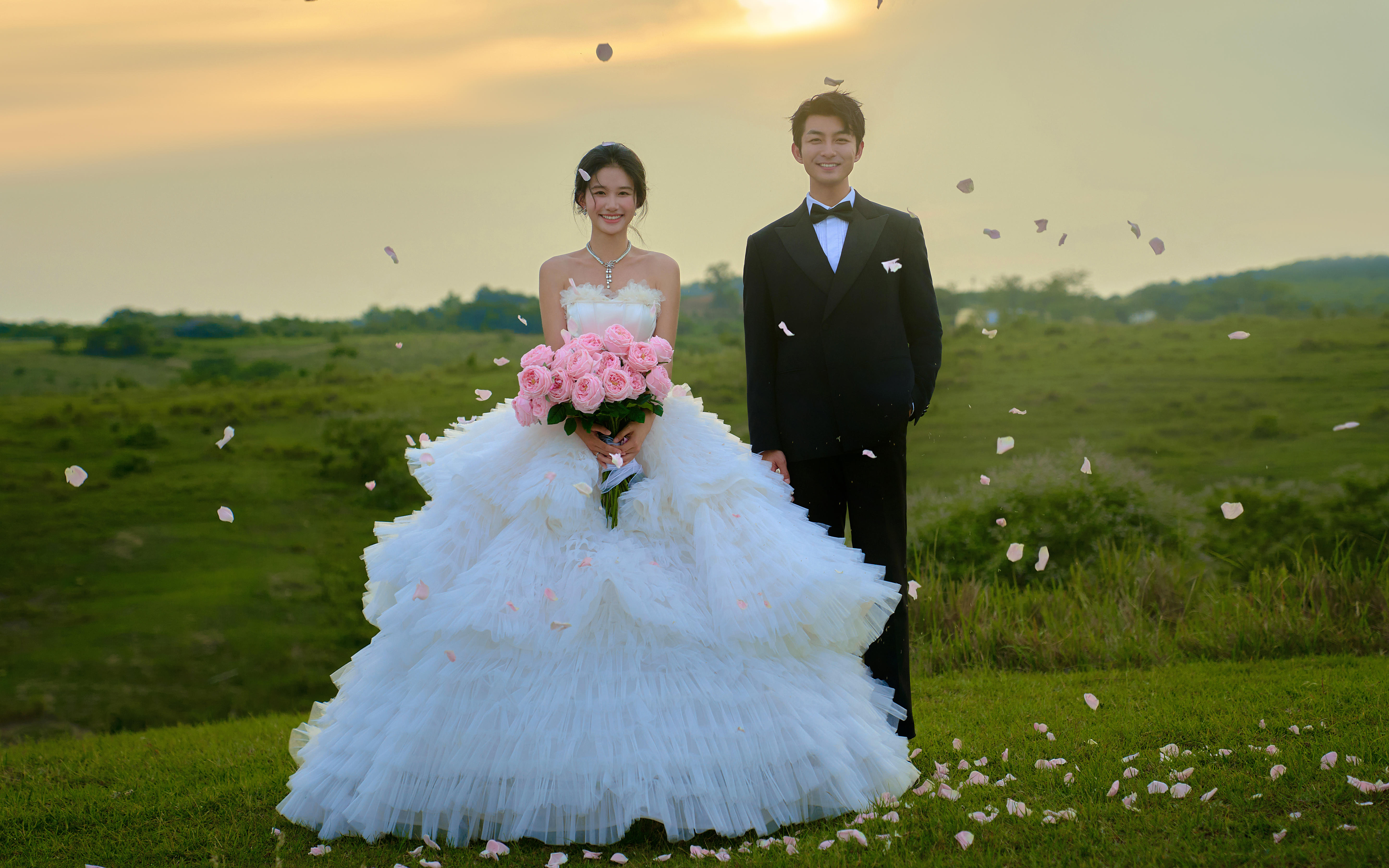 【法式印象】美到失语❗️好适合春天的花蕊婚纱🌸