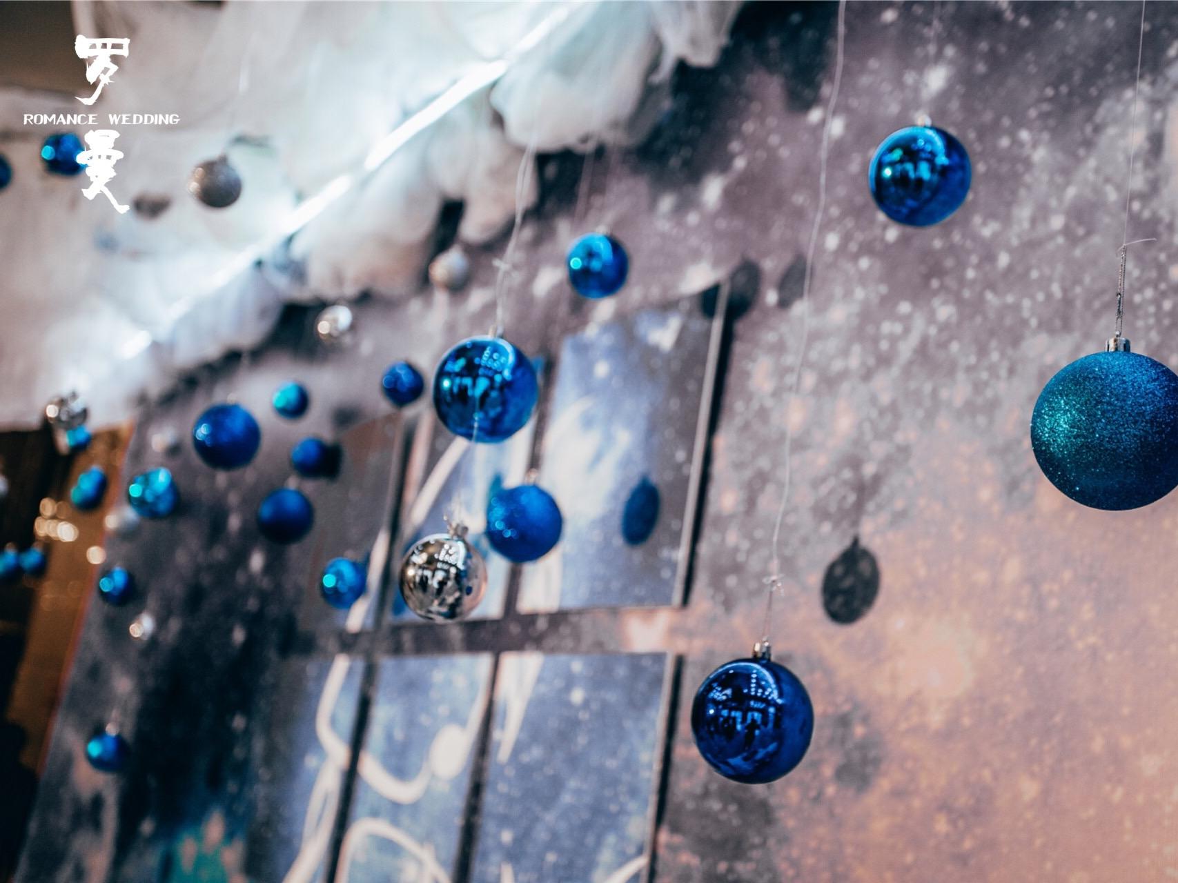 星辰相守雾霾蓝大气简约婚礼