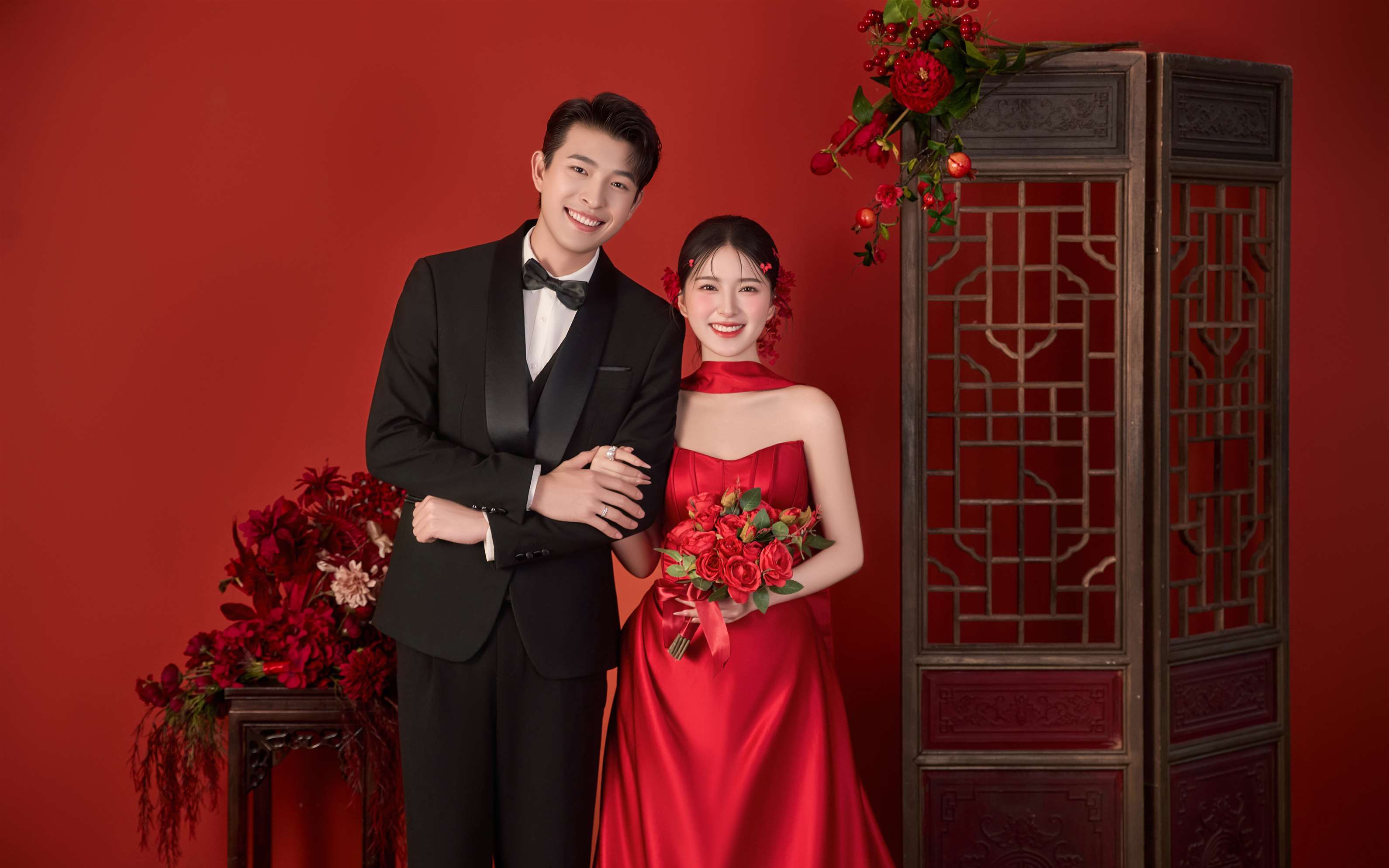 适合中国 宝宝的婚纱照🥰喜嫁婚纱照夸爆啦