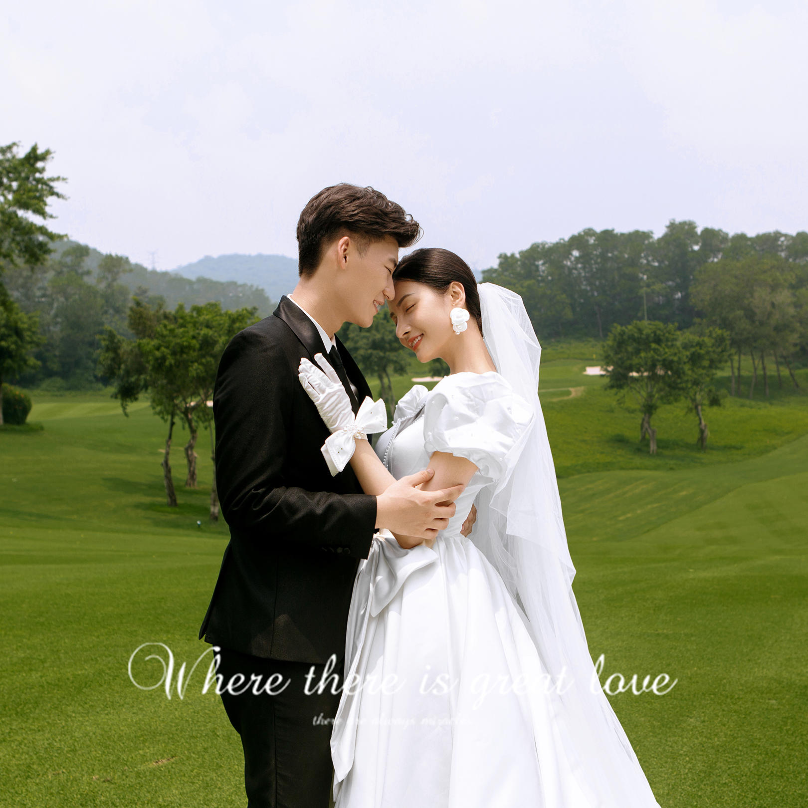 【蜜月旅行】高尔夫草坪婚纱照+私人定制