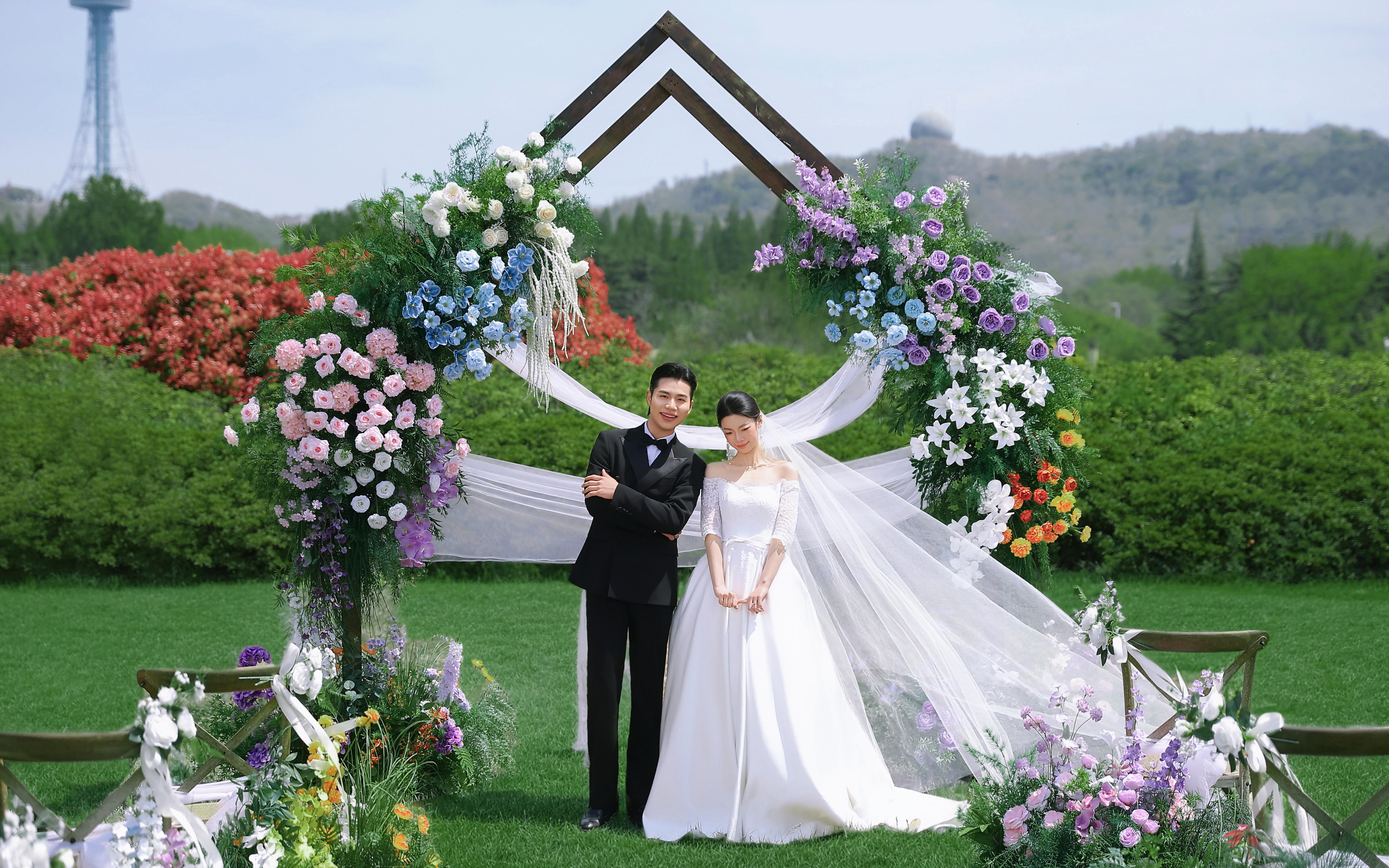【目的地婚礼】草地之上  爱意无边