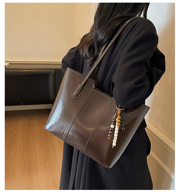 复古高级大容量托特婚包