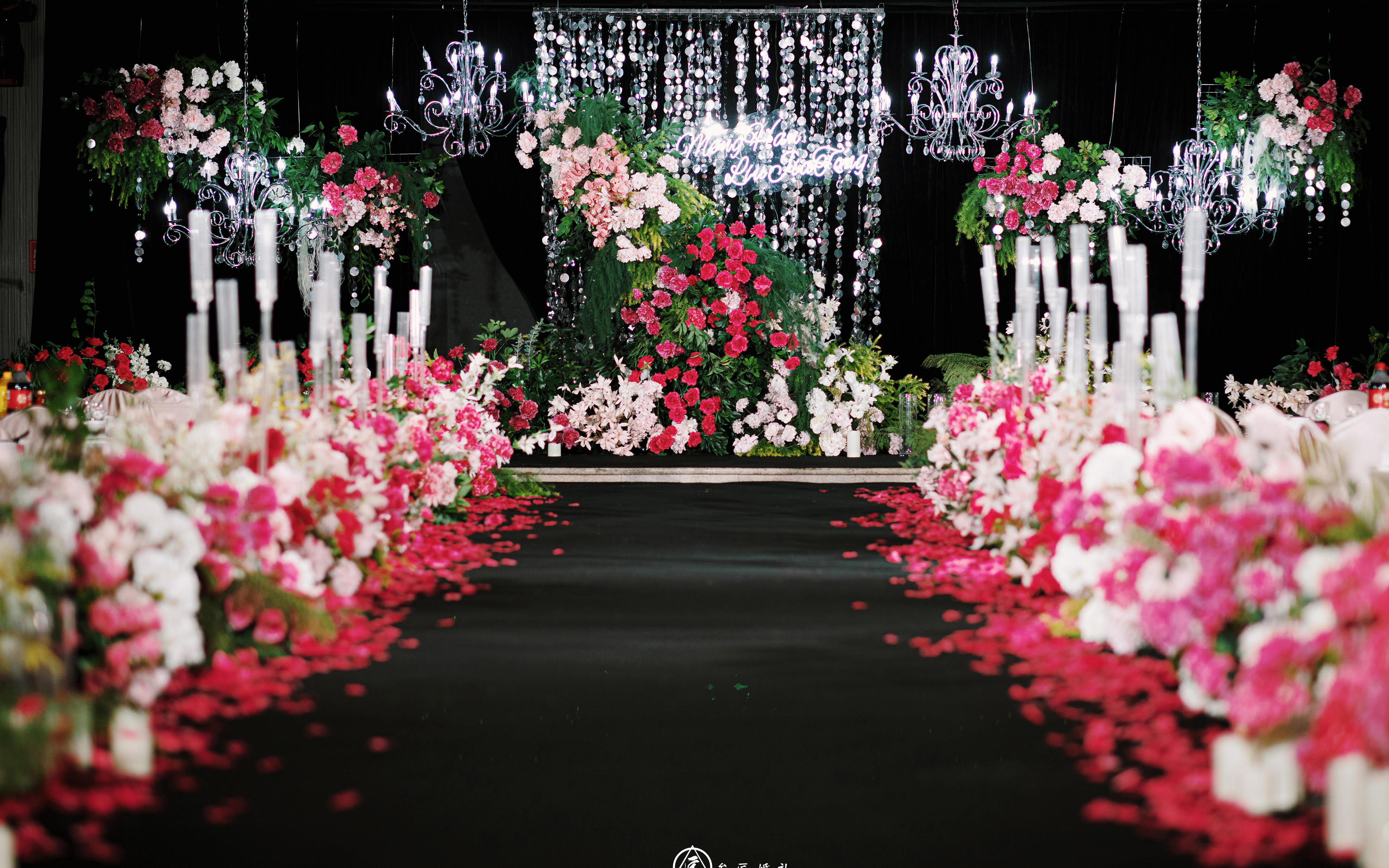 九江鸡鱼馆/玫红色婚礼