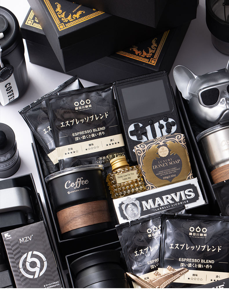 黑色星座禮盒 伴郎伴手禮男士結(jié)婚高檔實用禮盒小眾高級感隨手禮