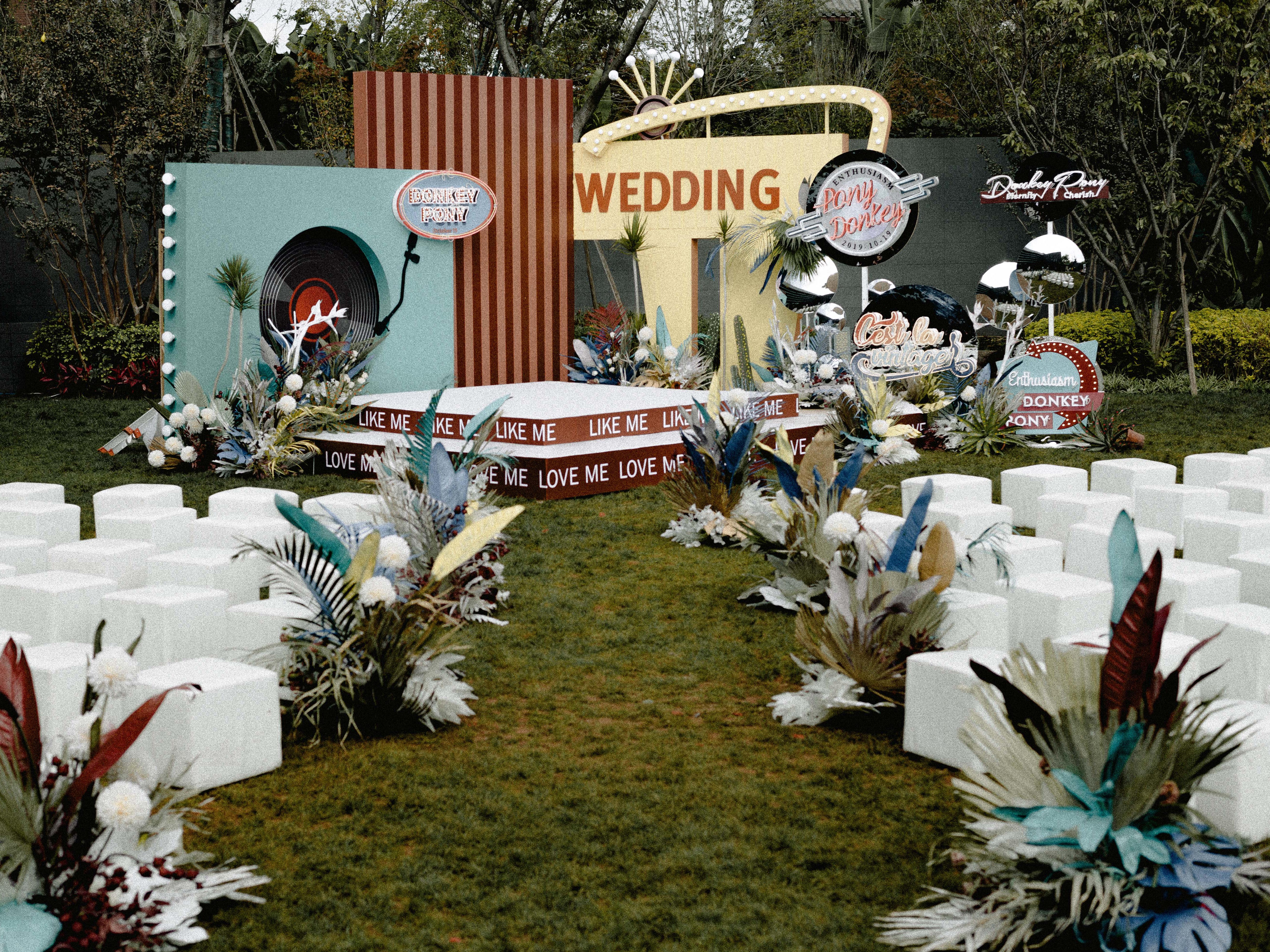 【那一场美式复古的午后】小众复古设计定制婚礼