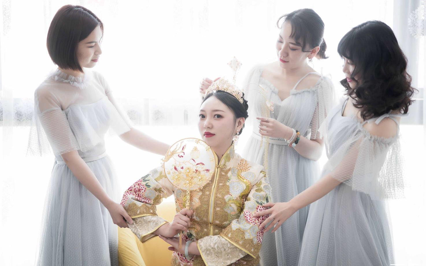 铂格客户分享 中式 秀禾服