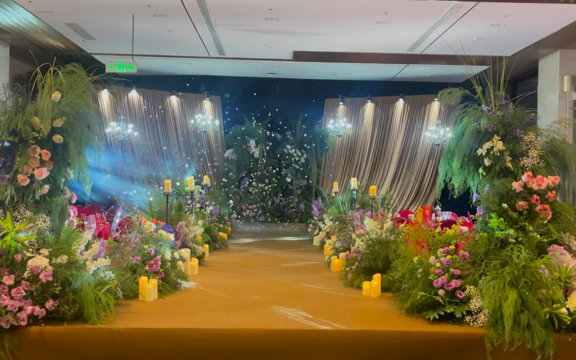 遵義婚慶/酒店布置/包四大水晶婚禮布置