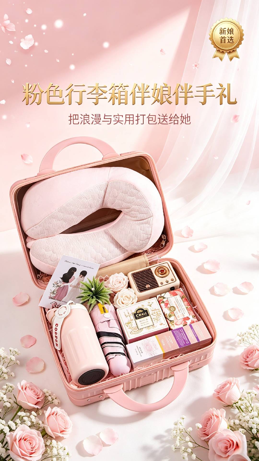实用行李箱礼盒 伴娘伴手礼